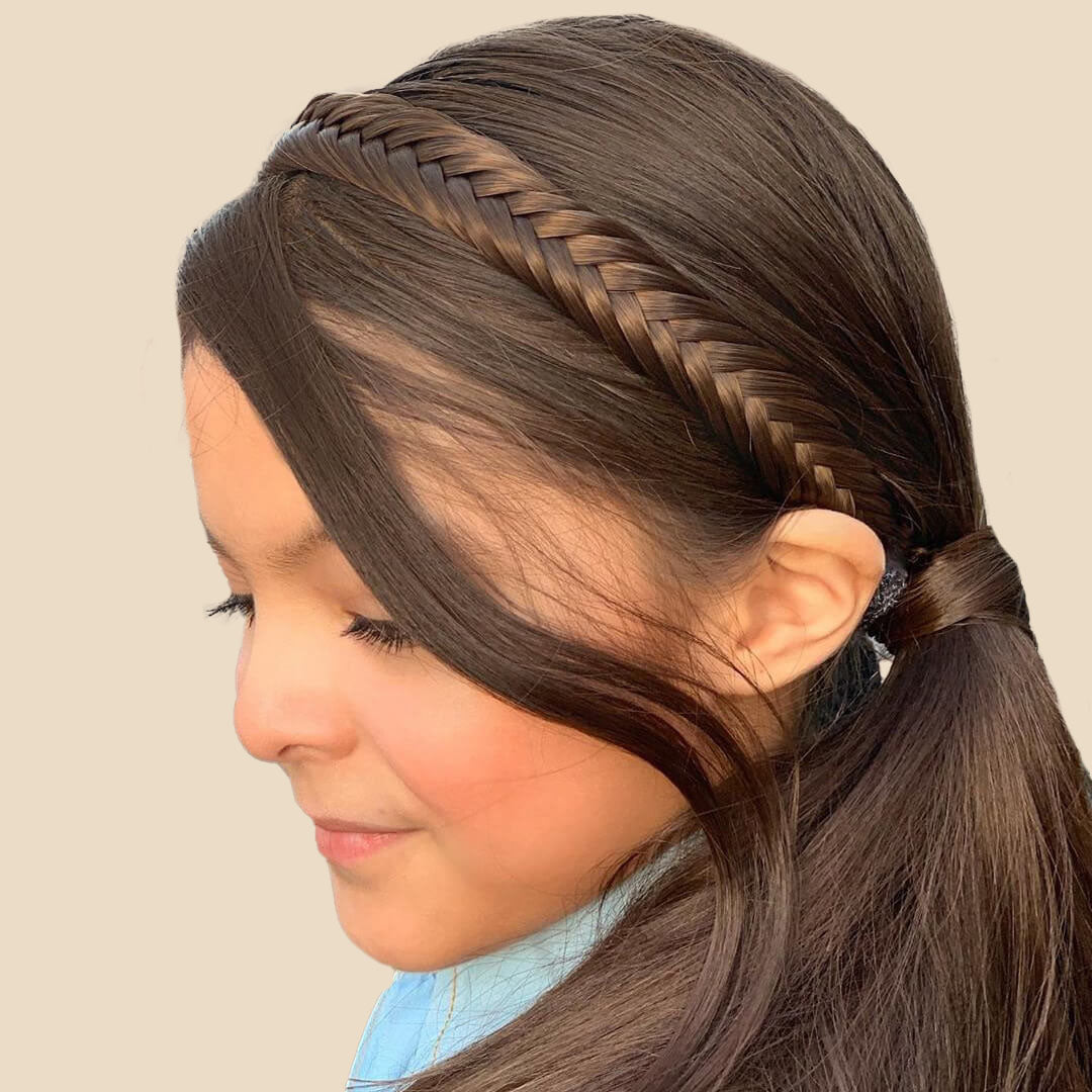 Fishtail Braid Headband Kok by Hairdo Fishtail Braid Headband Kok by Hairdo