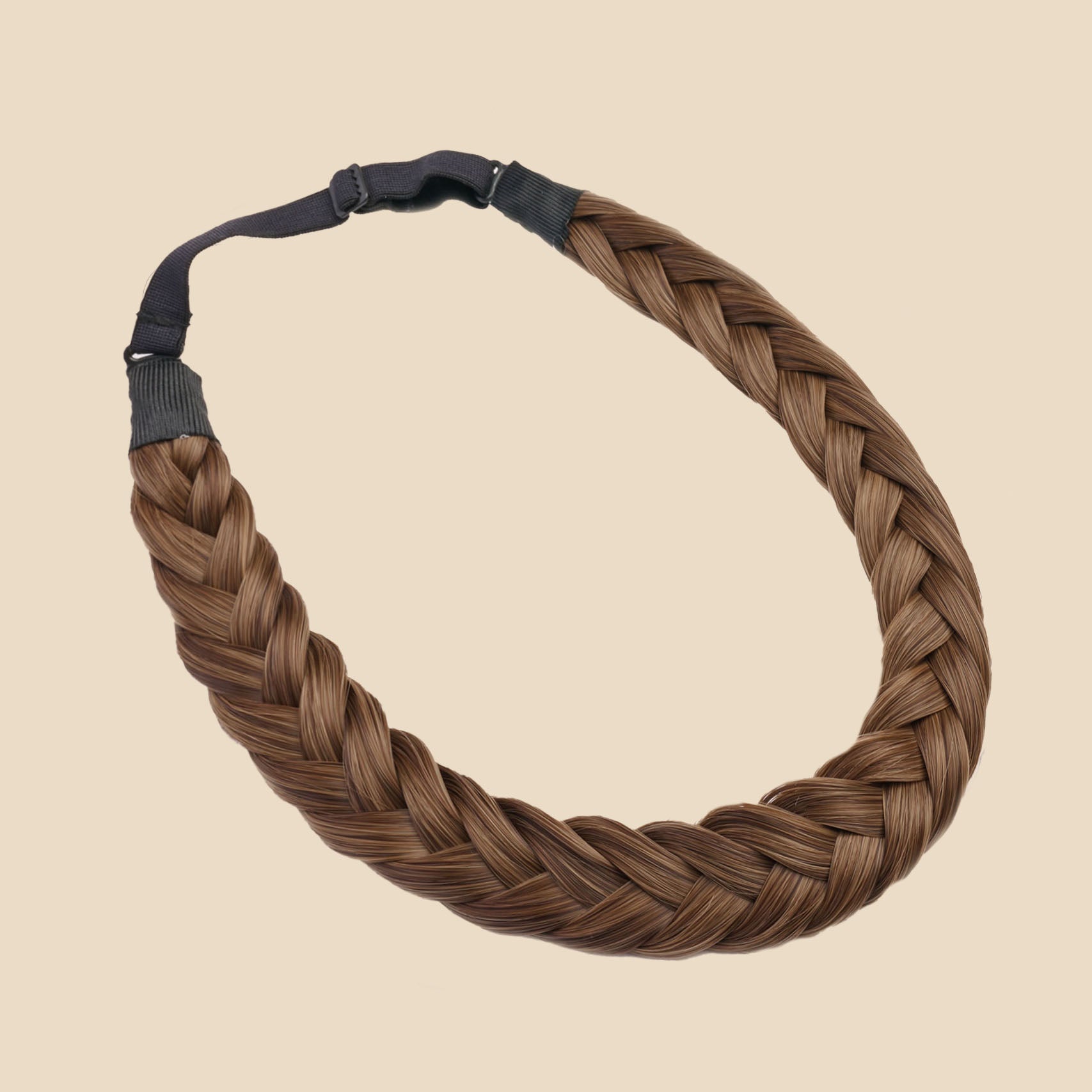 Lulu Two Strand - Braided Headband - Ashy Light Brown