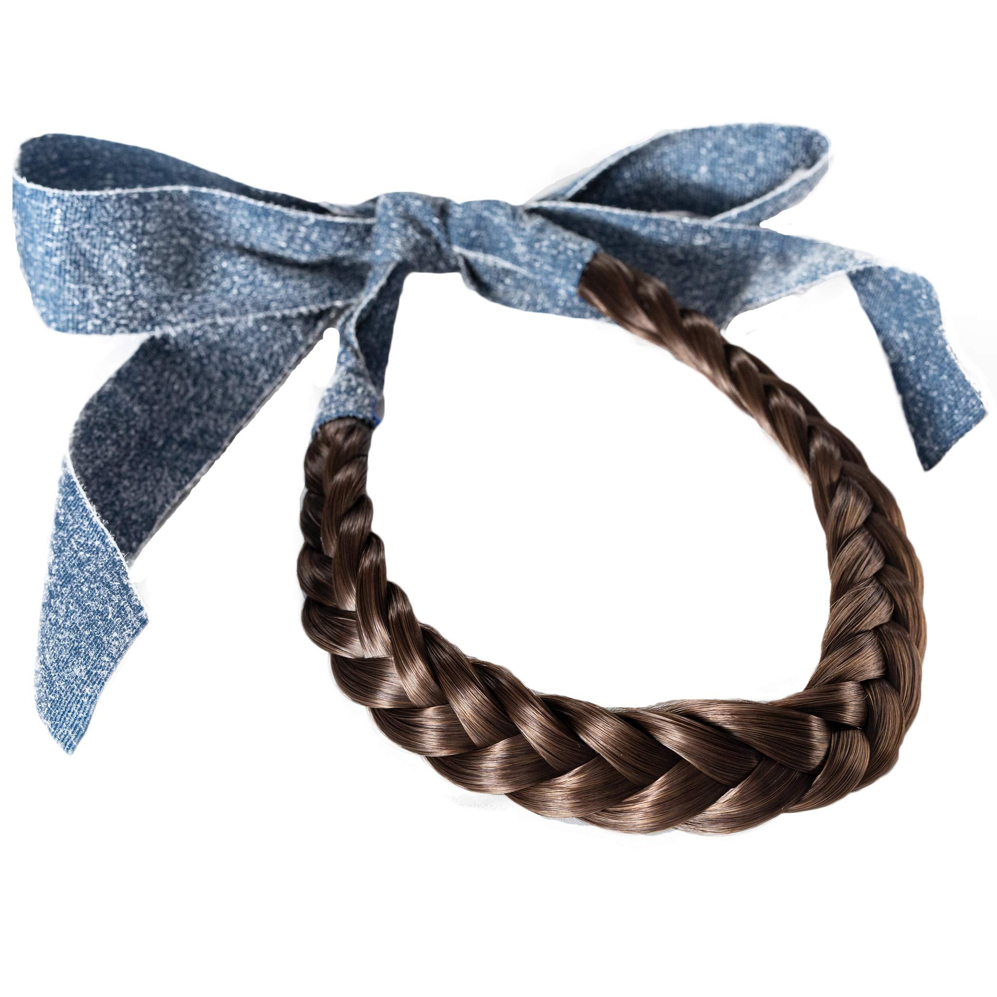 Blaire Lulu - Braided Headband - Dark Brown