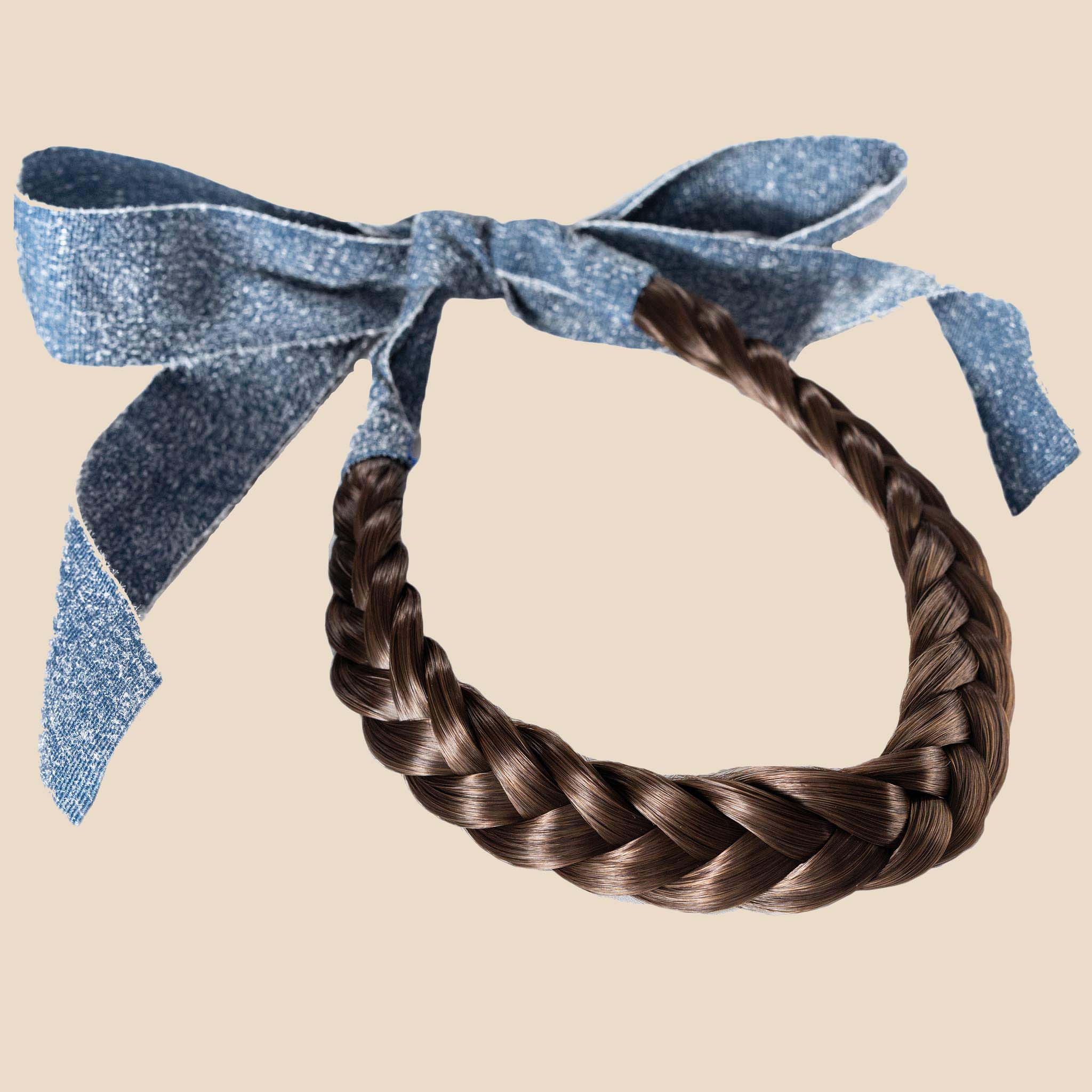 Blaire Lulu - Braided Headband - Brunette