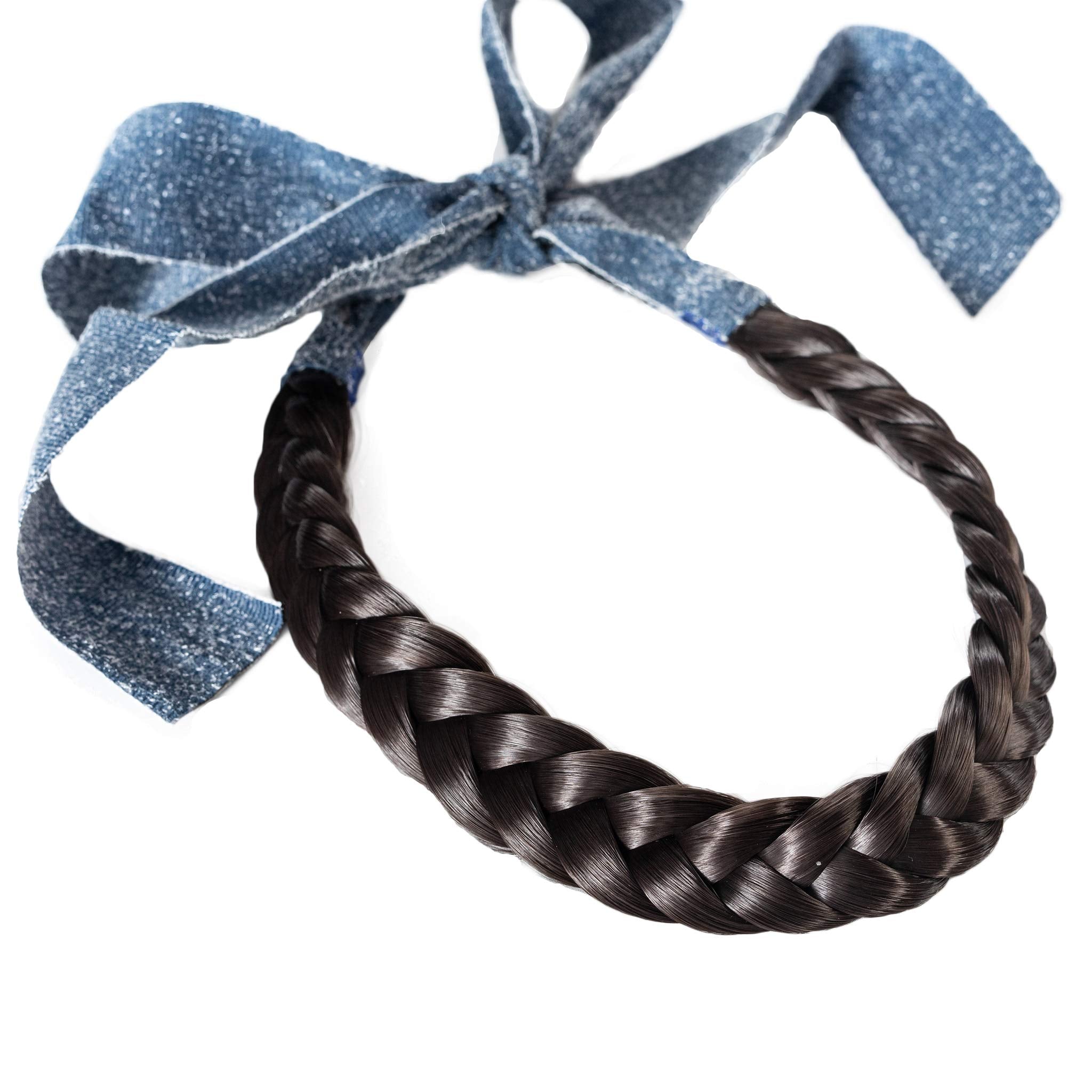 Blaire Lulu - Braided Headband - Dark Brown