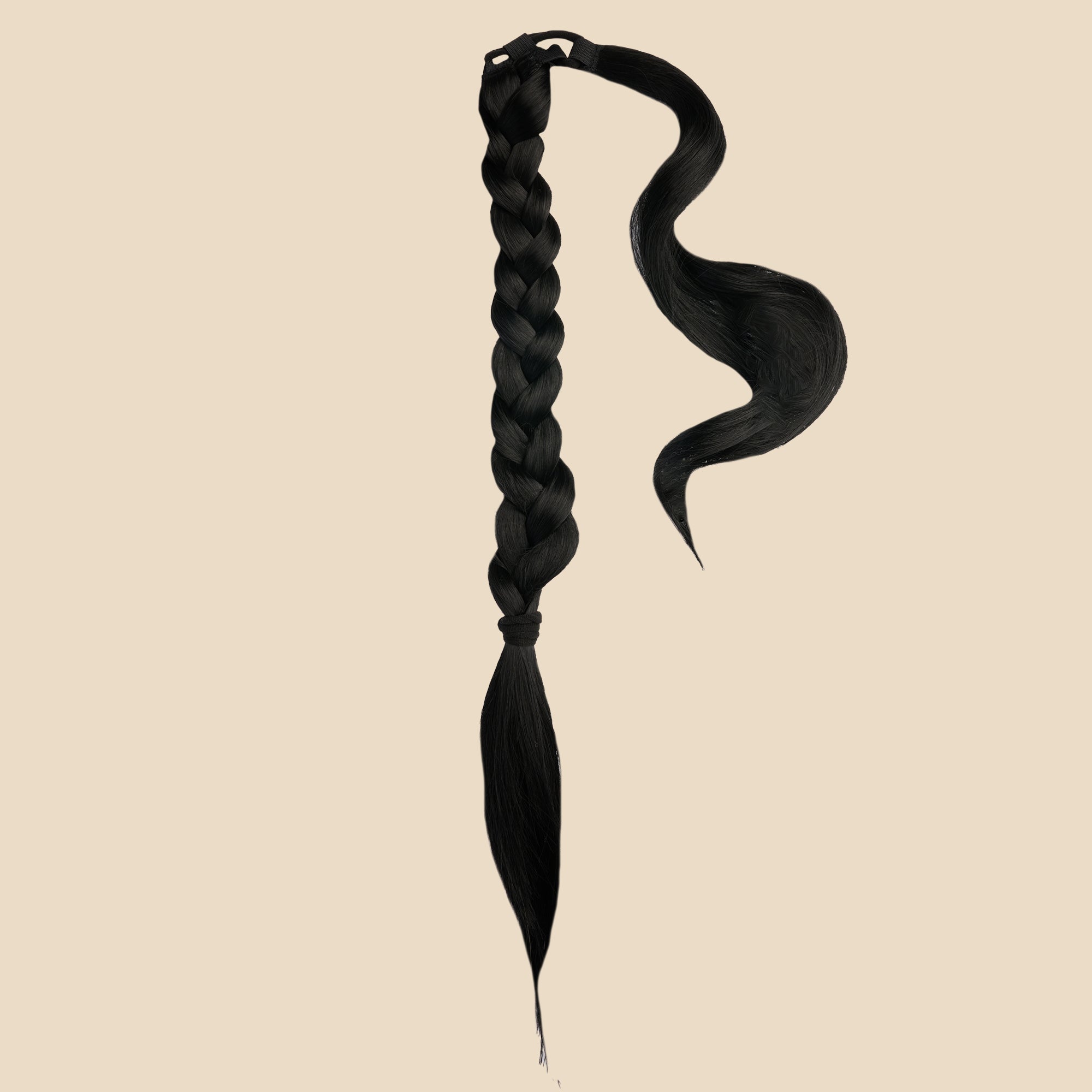 DIY Drea Wrap Braided Ponytail Extension for Kids - Black