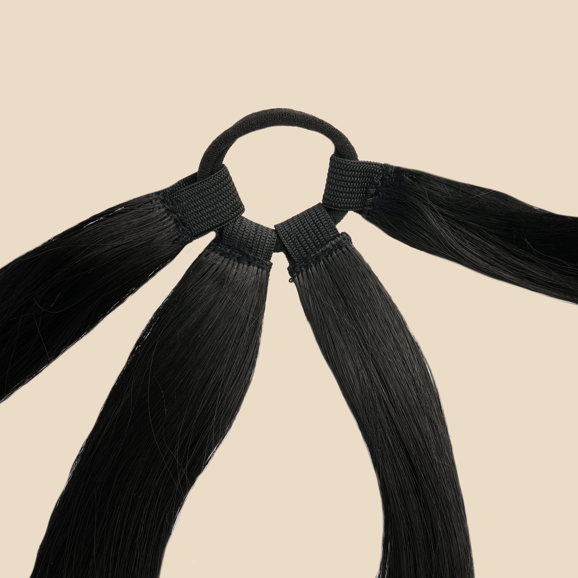 DIY Drea Wrap Braided Ponytail Extension for Kids - Black