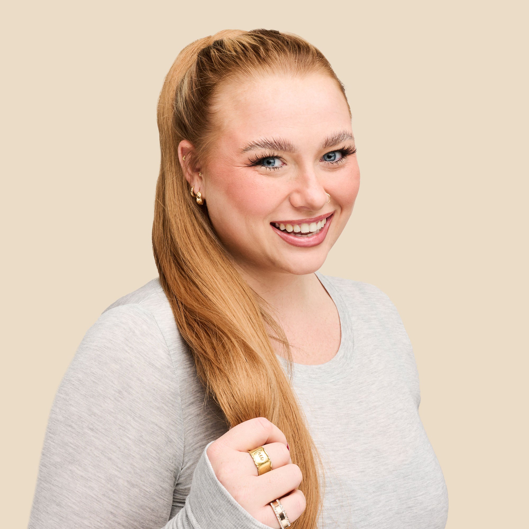 The Bree Ponytail Hair Extension - Copper