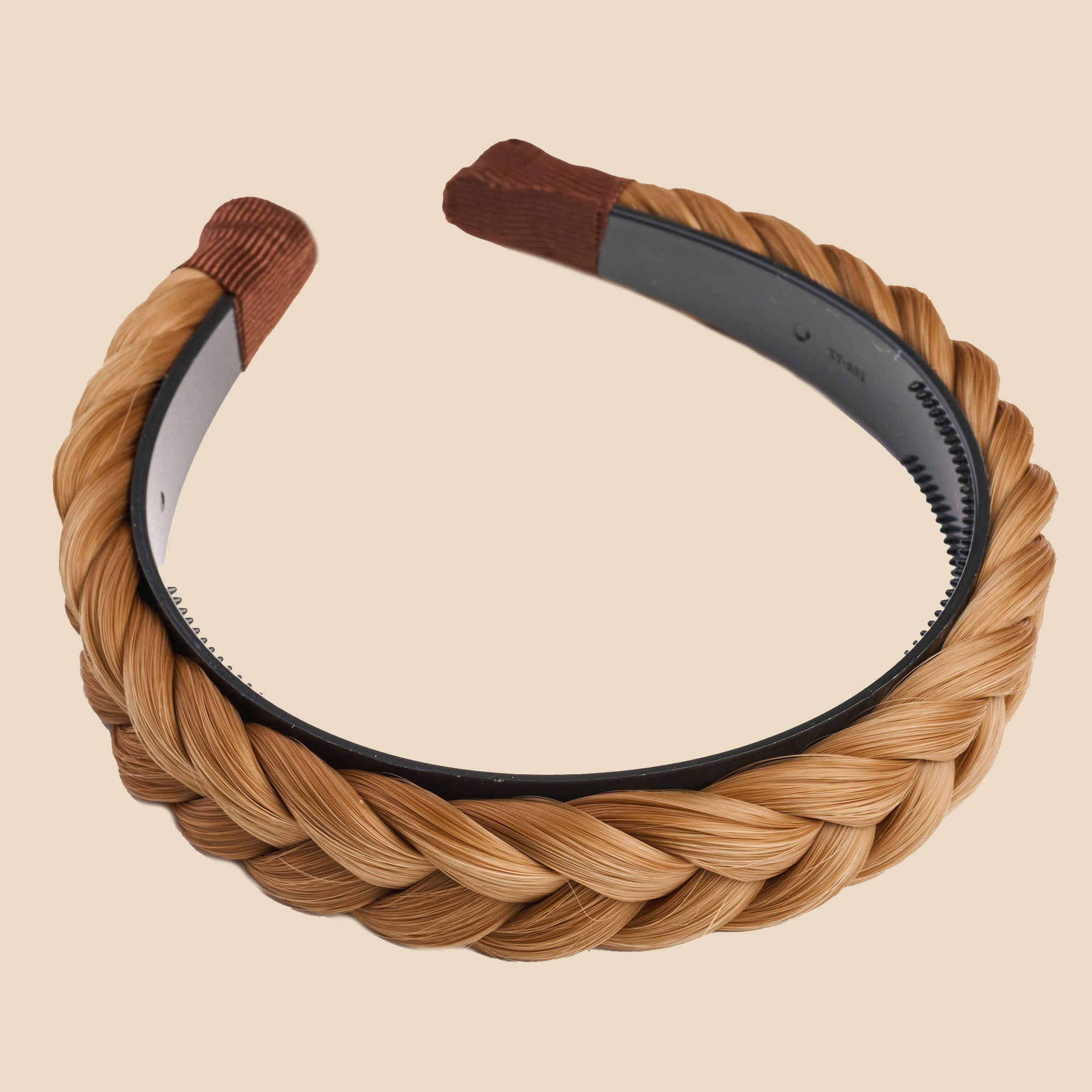 Hard Headband Lulu Two Strand - Braided Headband - Copper