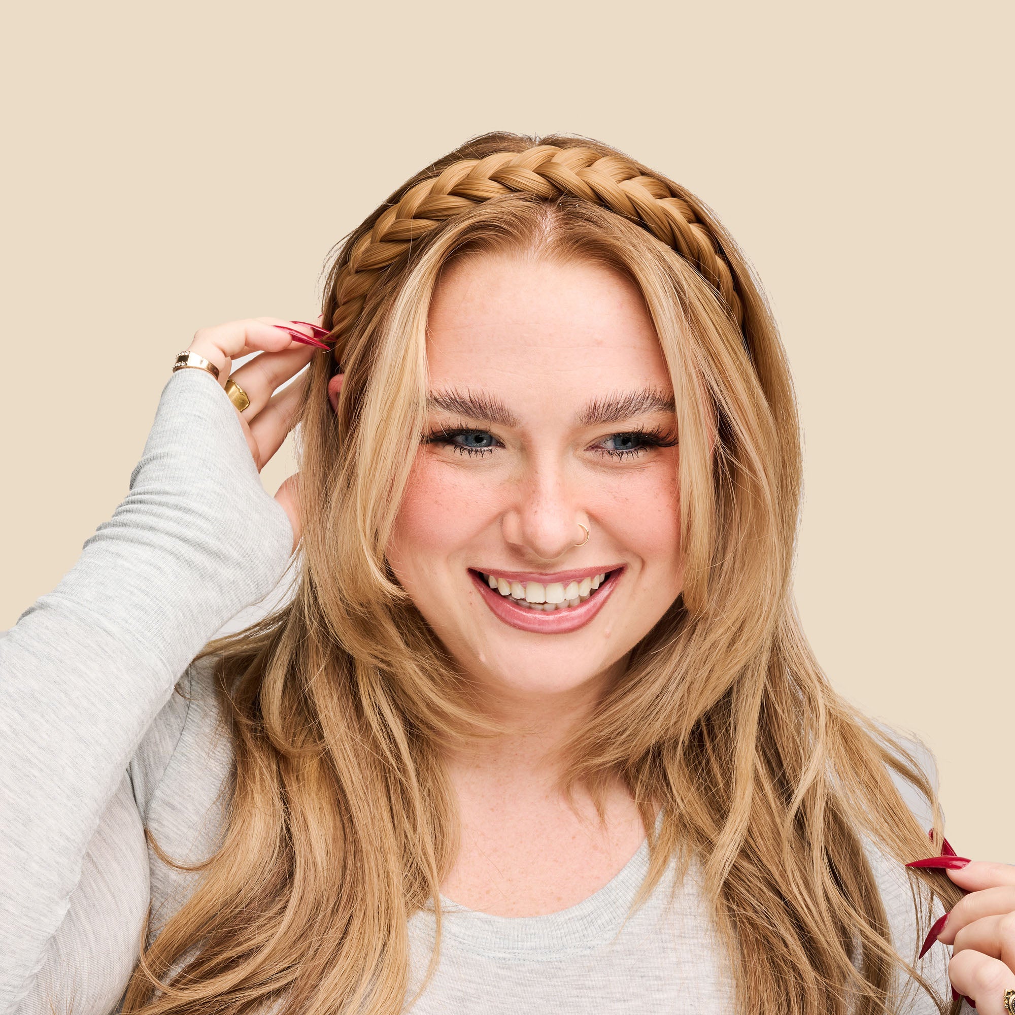The Halo - Braided Headband - Copper