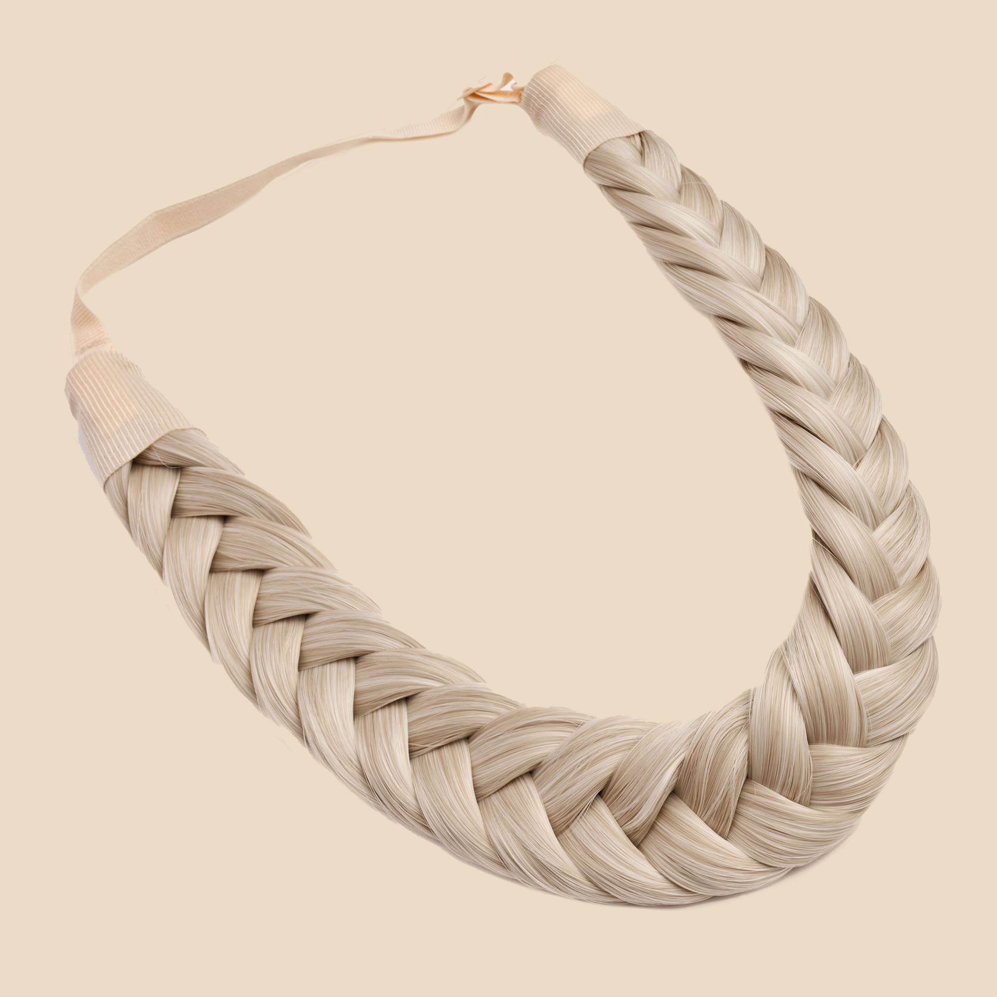 The Halo - Braided Headband - White