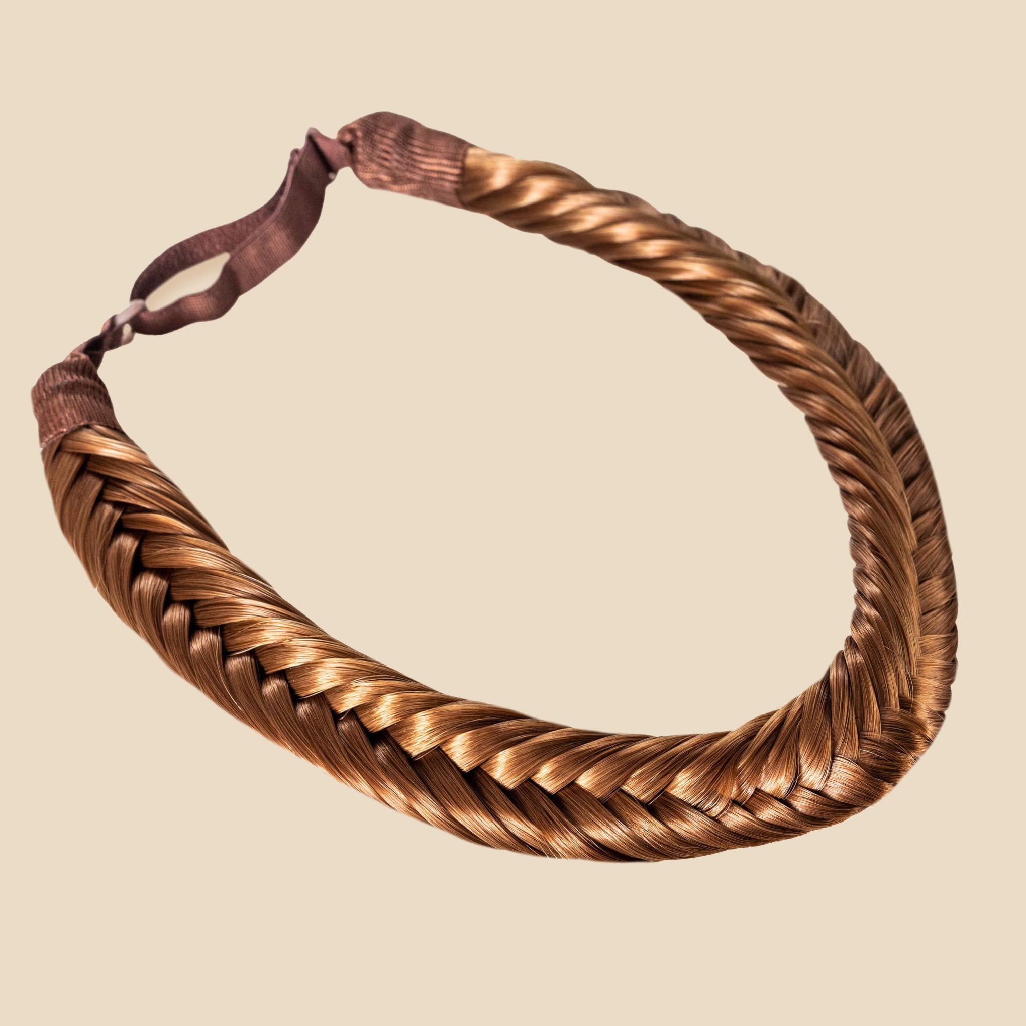 Arisa Fishtail for Kids - Braided Headband - Golden Red