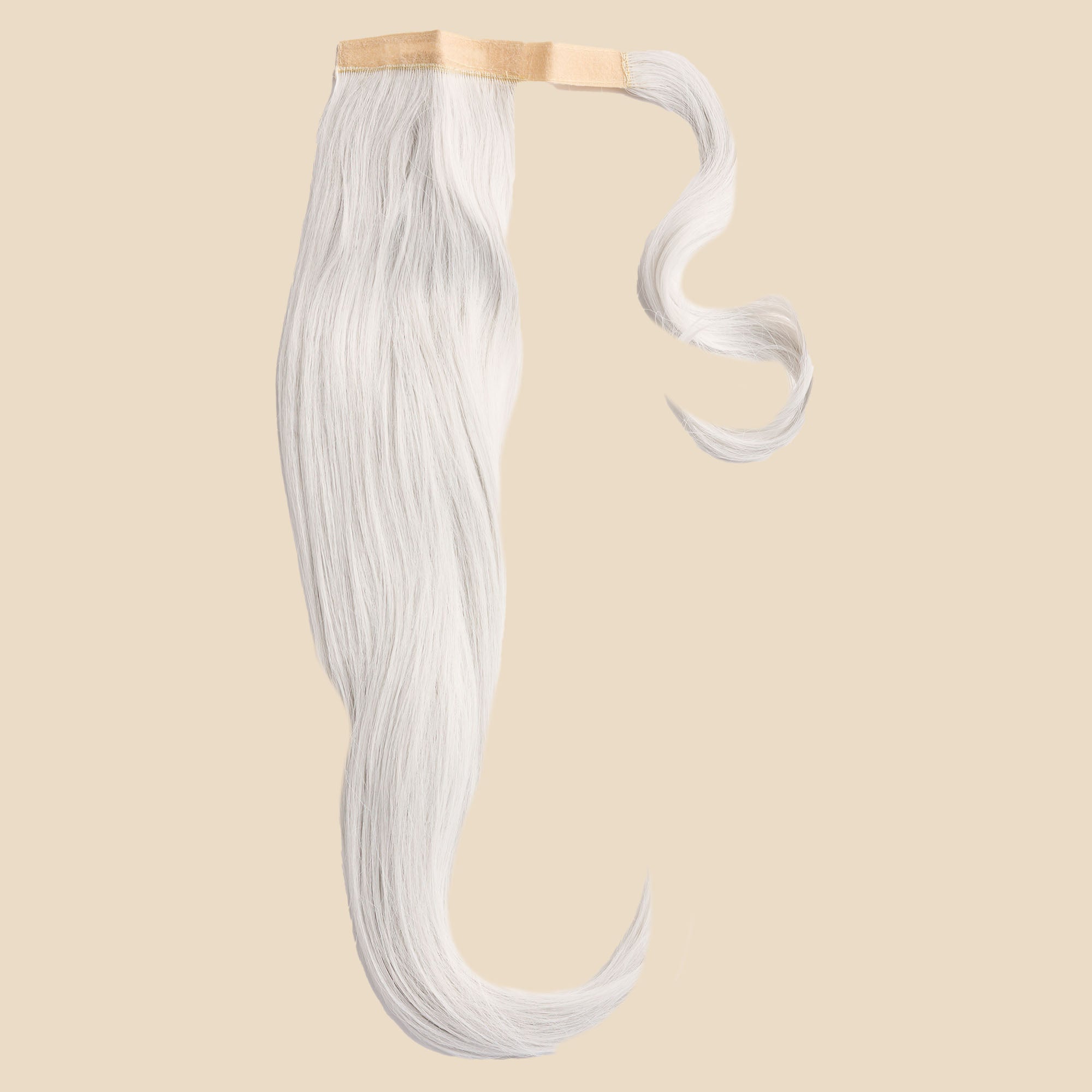 The Bree Ponytail Hair Extension - Silver Grey