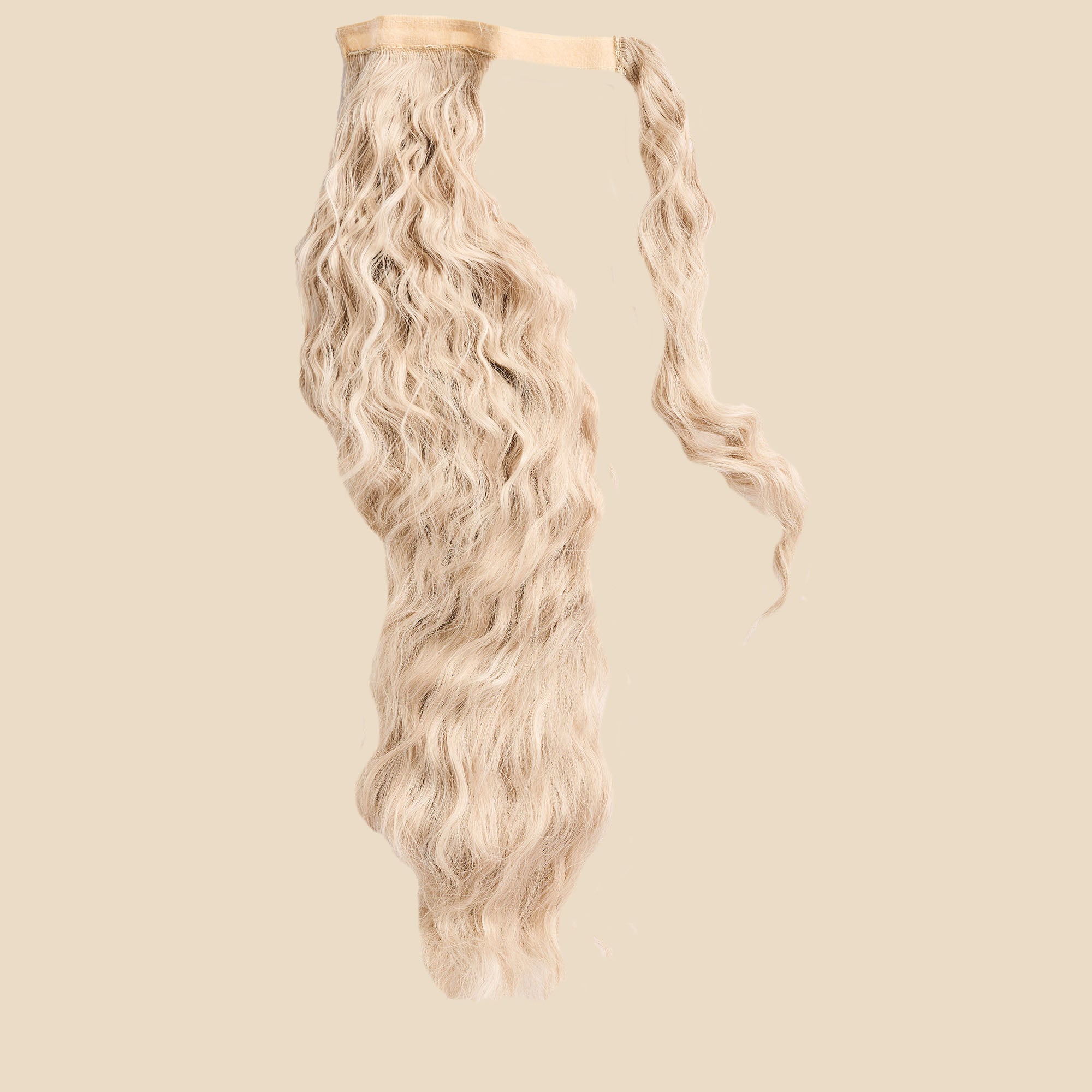 Lea Wrap Braided Ponytail Hair Extension - White