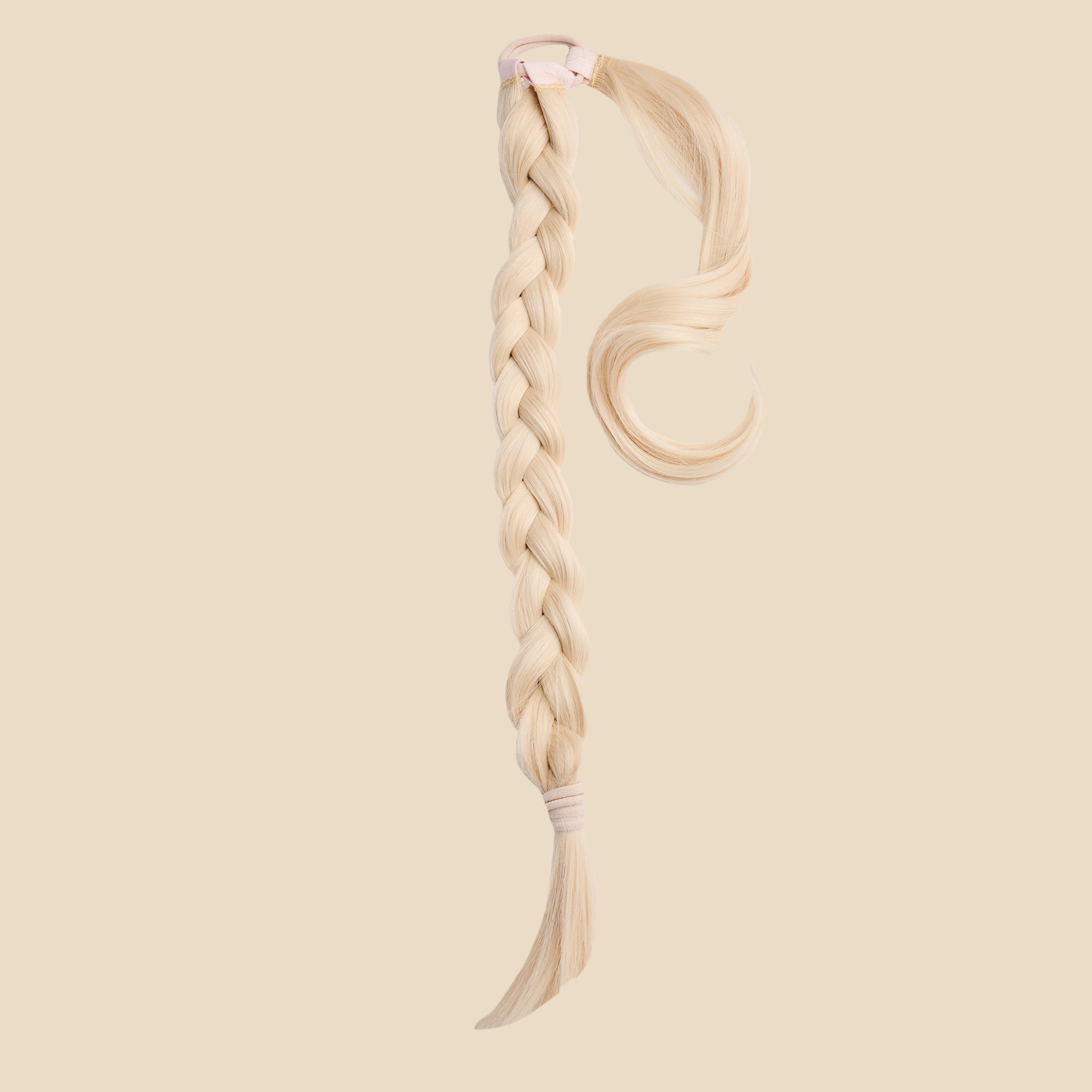 DIY Drea Wrap Braided Ponytail Extension for Kids - Platinum
