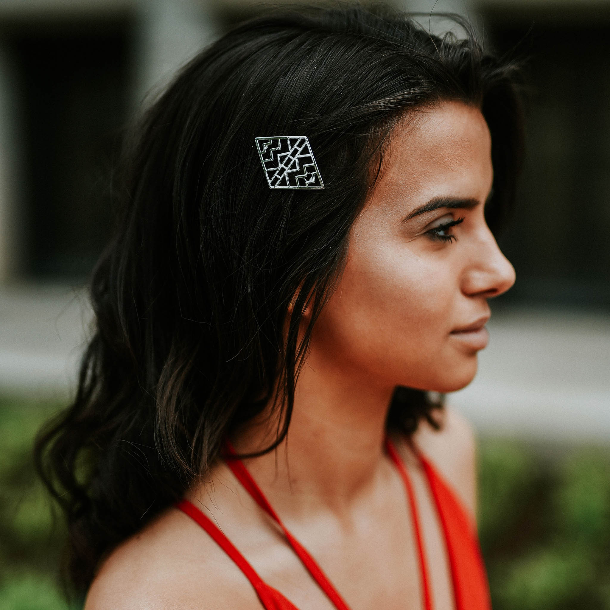 Arianne Hair Clip - Silver