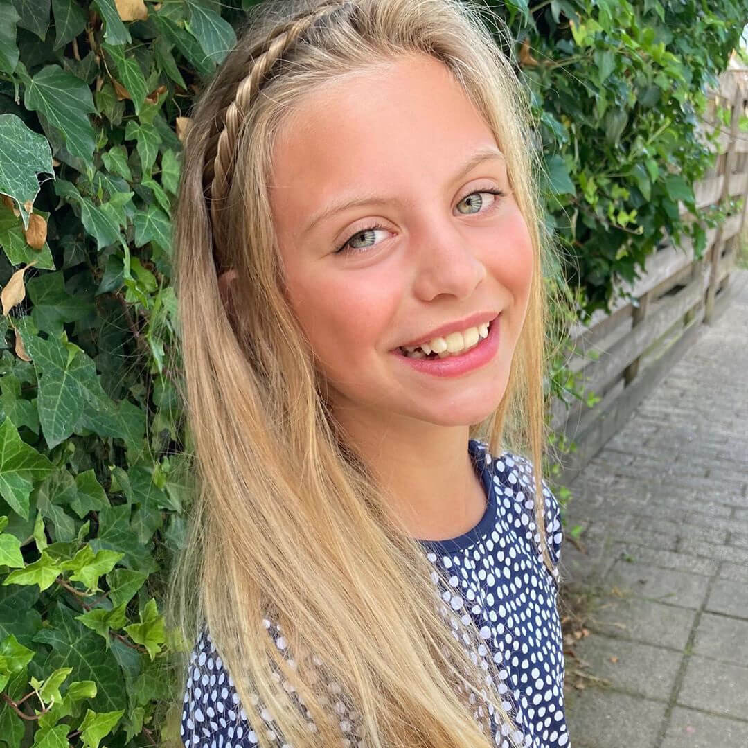 Lulu Two Strand for Kids - Braided Headband- Dirty Blonde