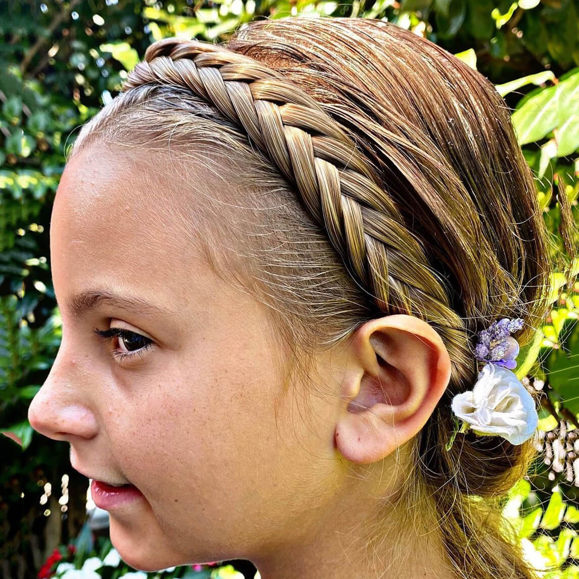 Arisa Fishtail for Kids - Braided Headband - Dirty Blonde