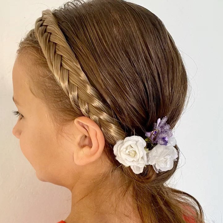 Lulu Two Strand for Kids - Braided Headband - Dirty Blonde