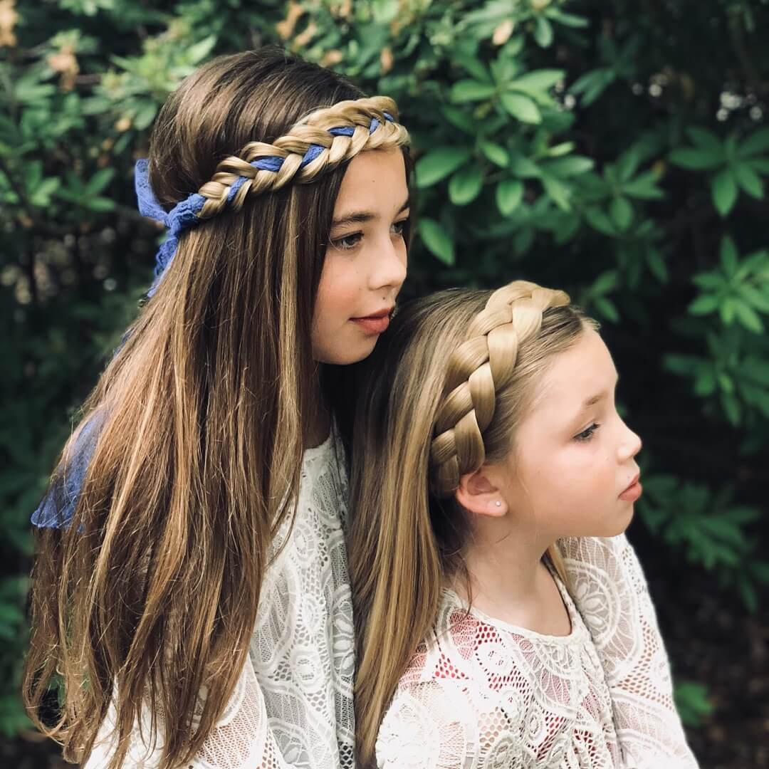Halo for Kids - Braided Headband - Ashy Highlighted