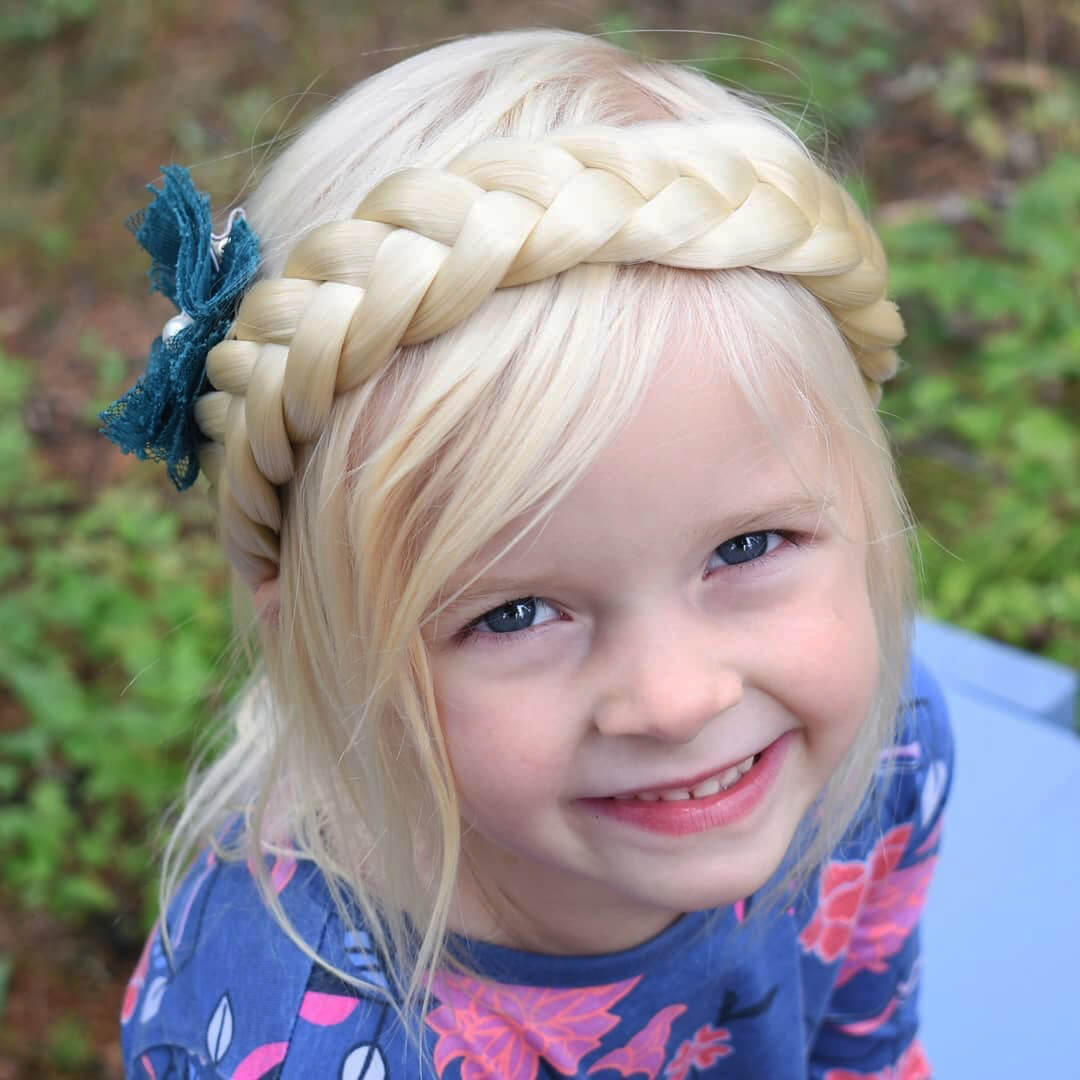 Halo for Kids - Braided Headband - Platinum