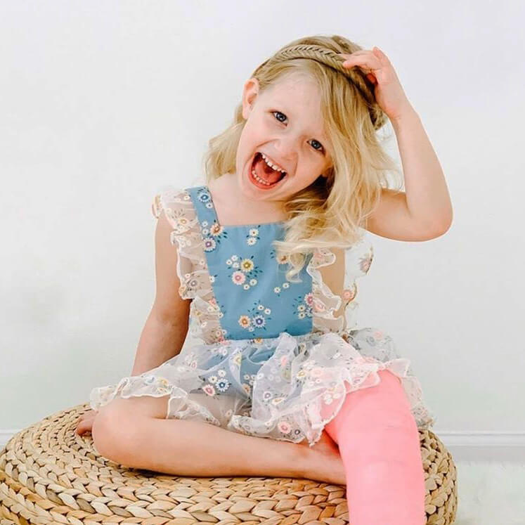 Arisa Fishtail for Kids - Braided Headband - Dirty Blonde