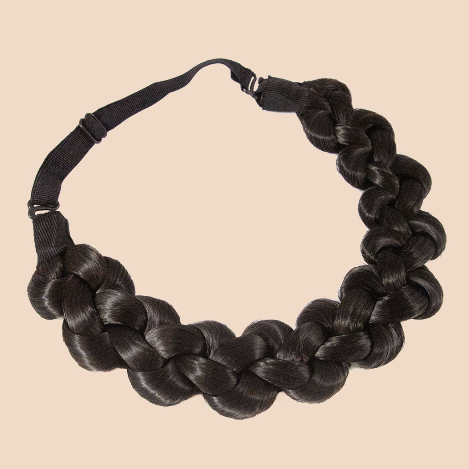 Addie Knots Braid - Braided Headband - Dark Brown
