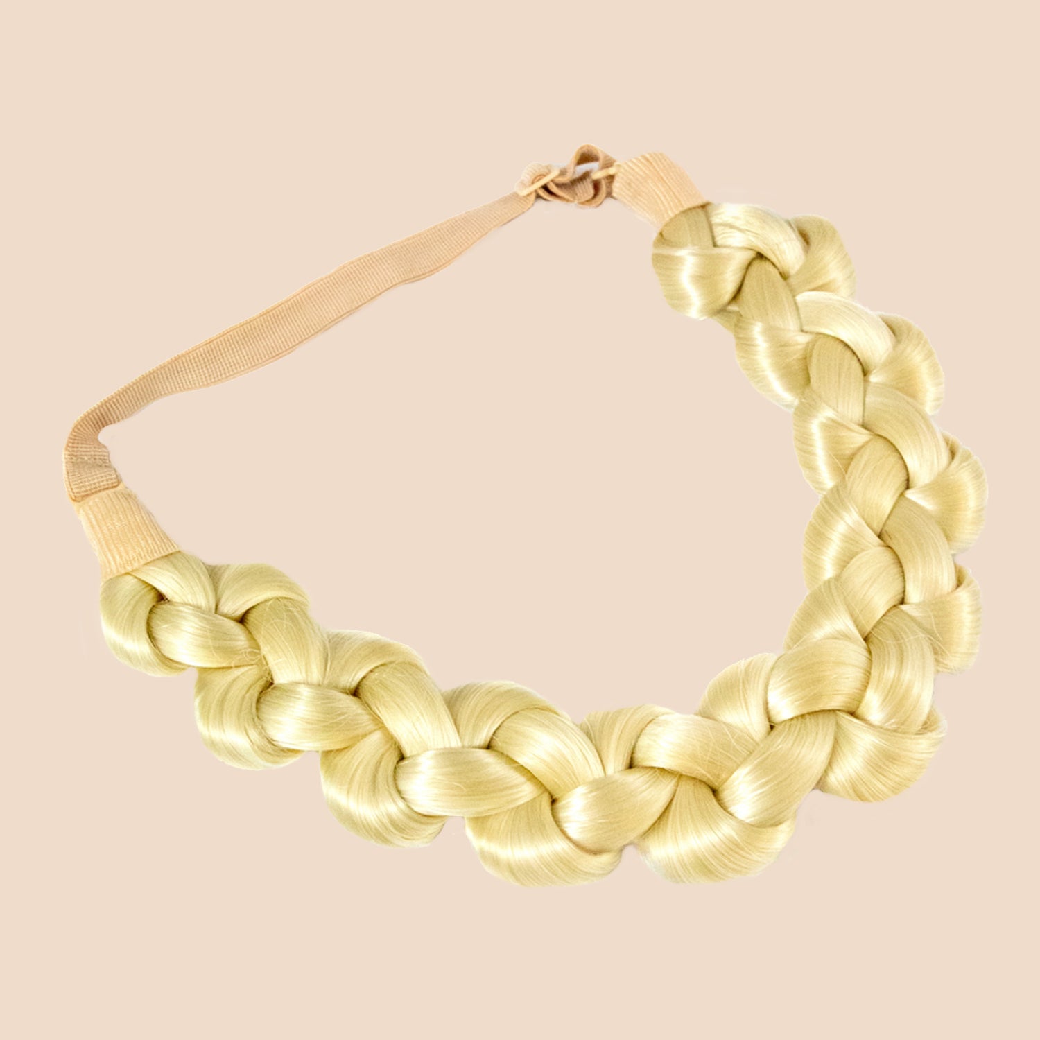 Addie Knots Braid - Braided Headband - Platinum