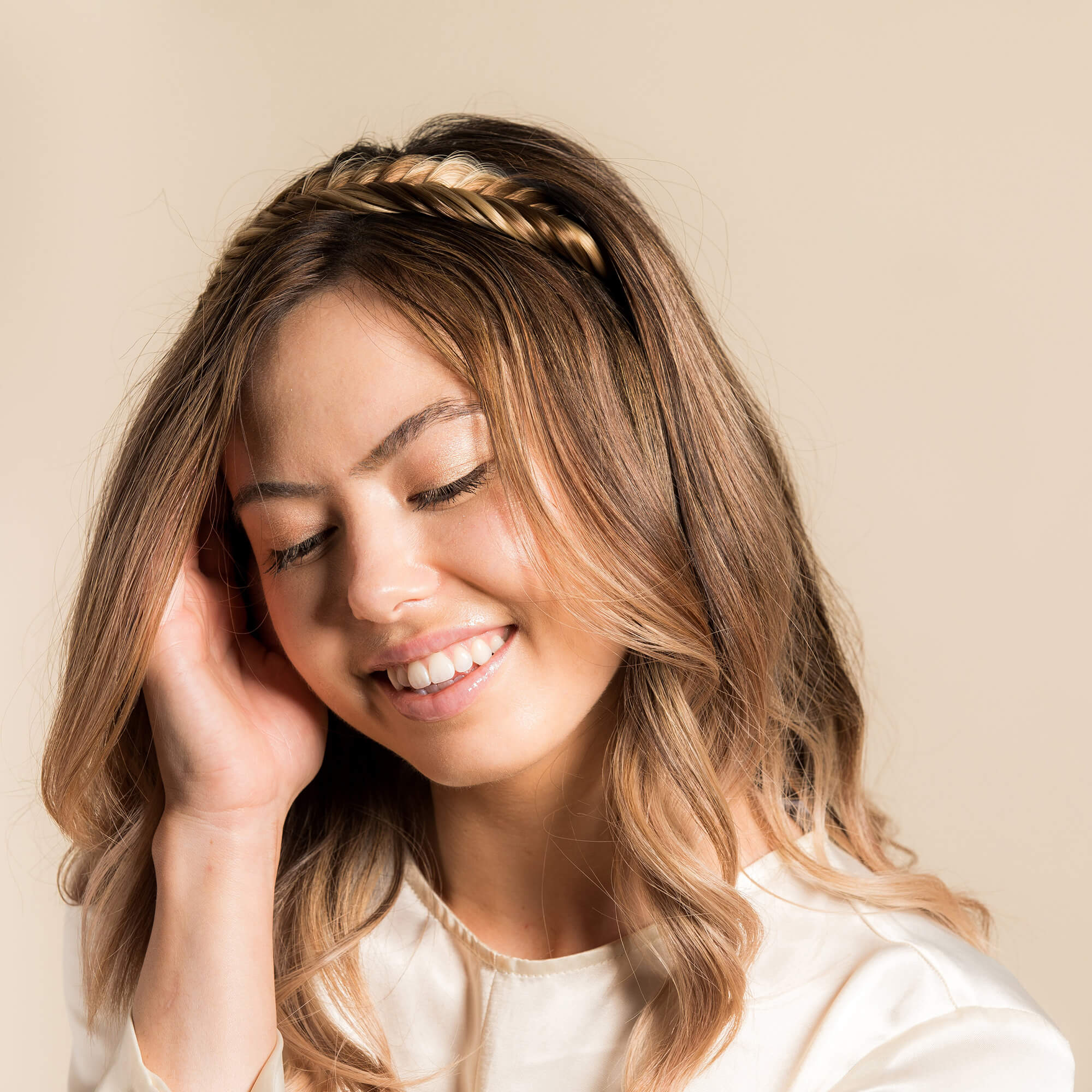 Arisa Fishtail - Braided Headband - Highlighted