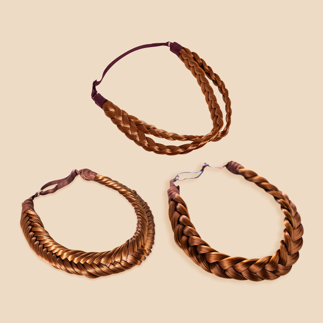 Best-Selling Braid Trio - Golden Red