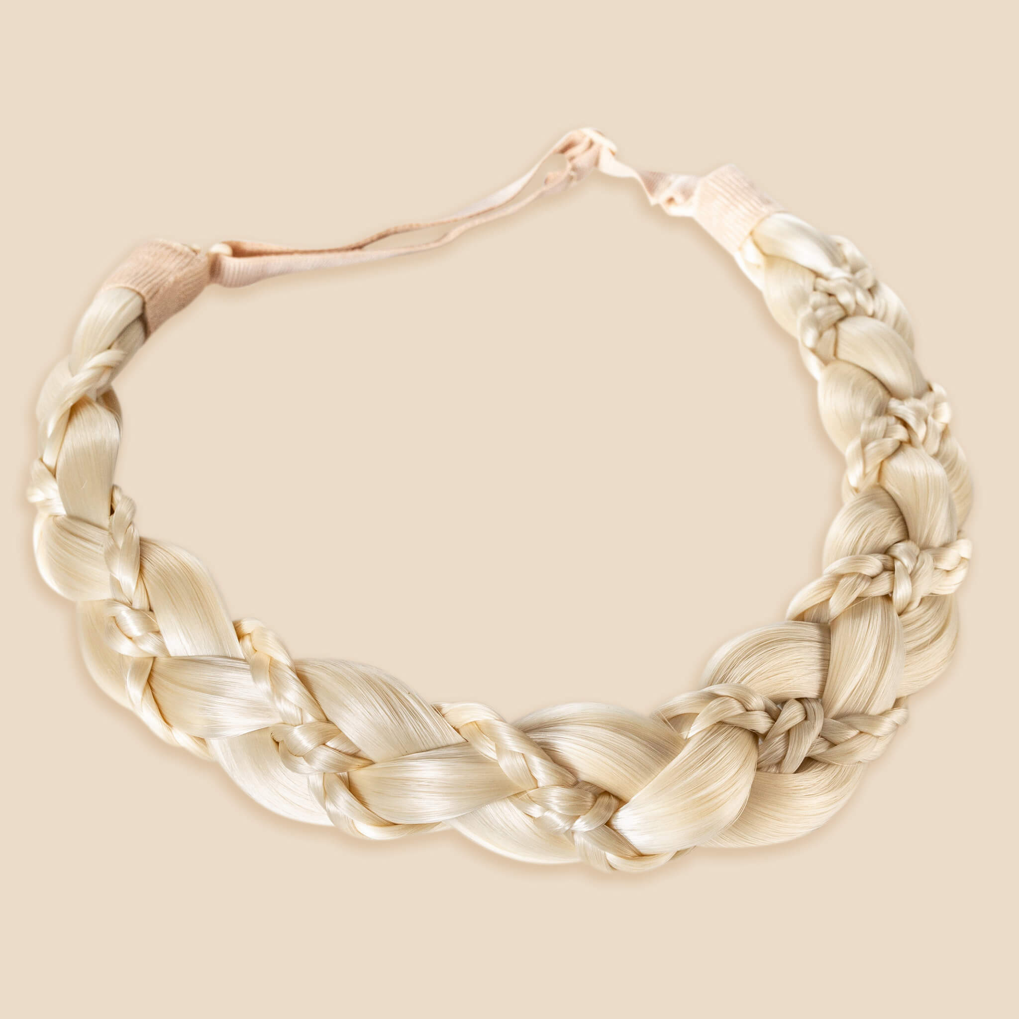 The Butterfly - Braided Headband - Platinum