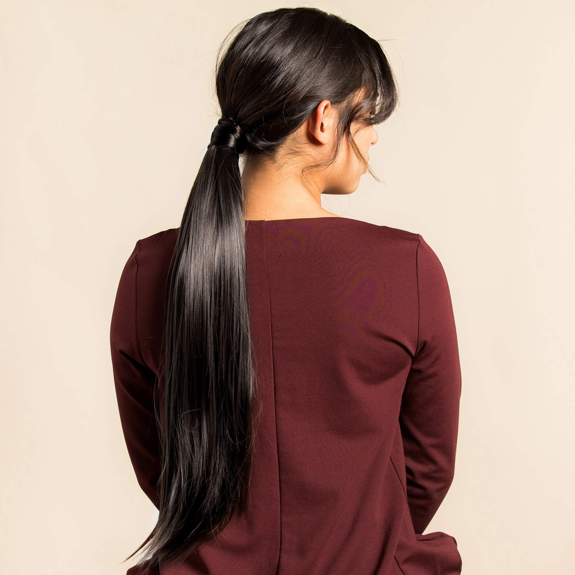 The Bree Ponytail Hair Extension - Dark Brown