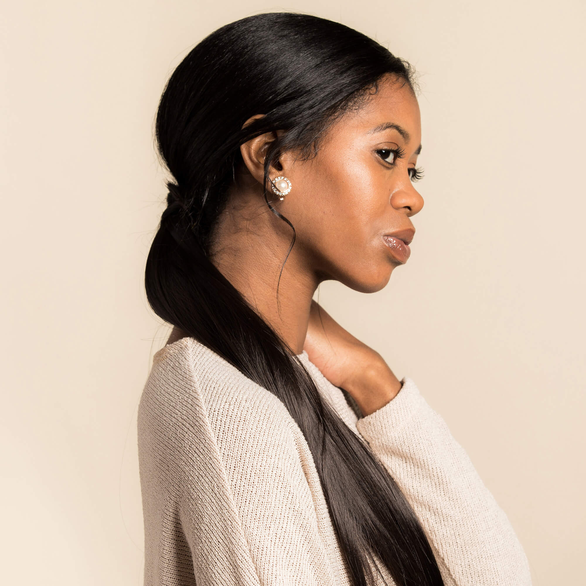 The Bree Ponytail Hair Extension - Black