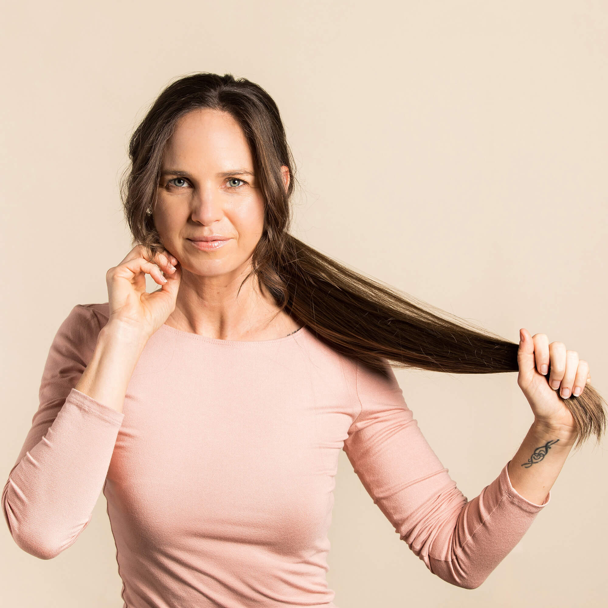 The Bree Ponytail Hair Extension - Brunette