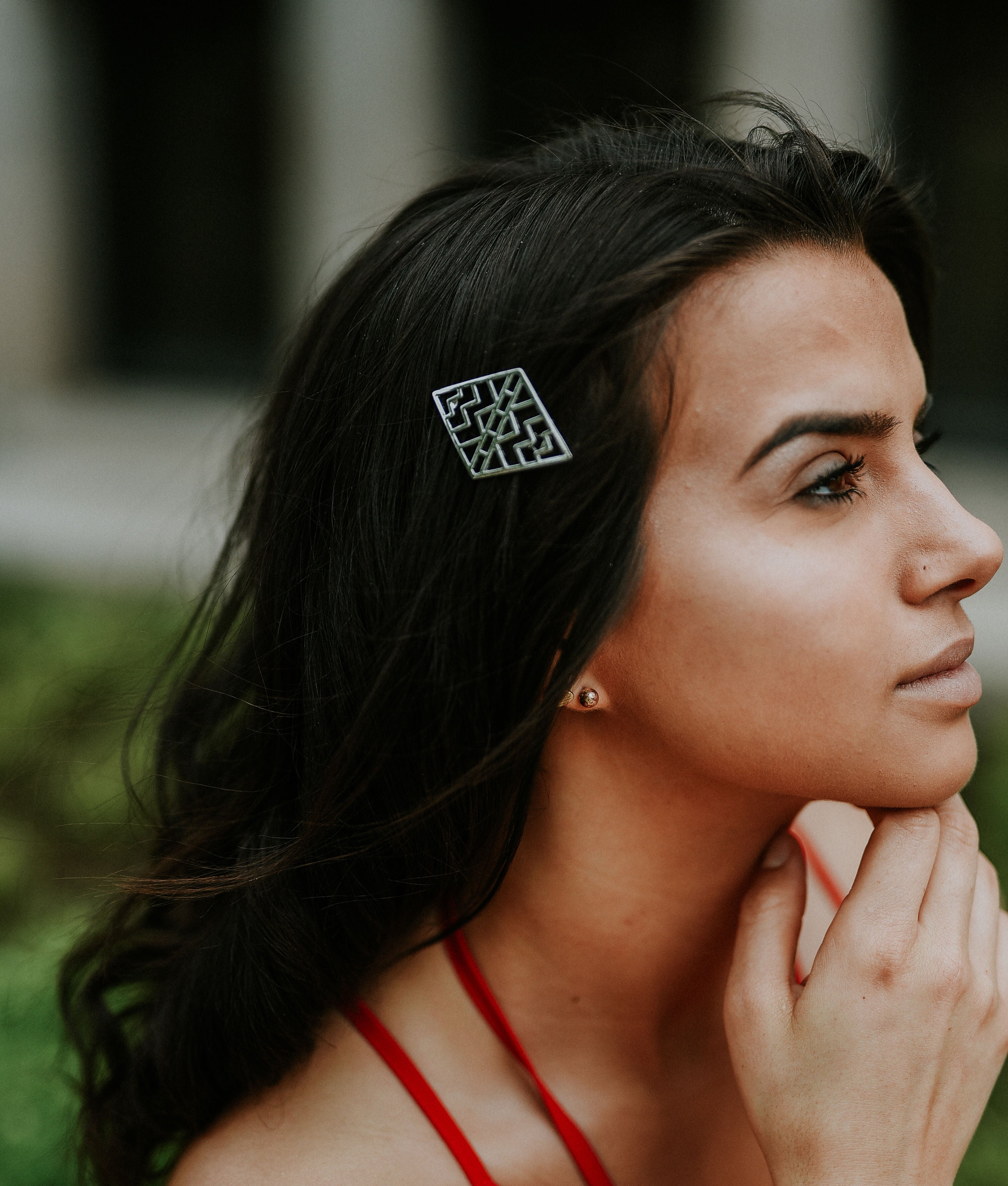 Arianne Hair Clip - Silver