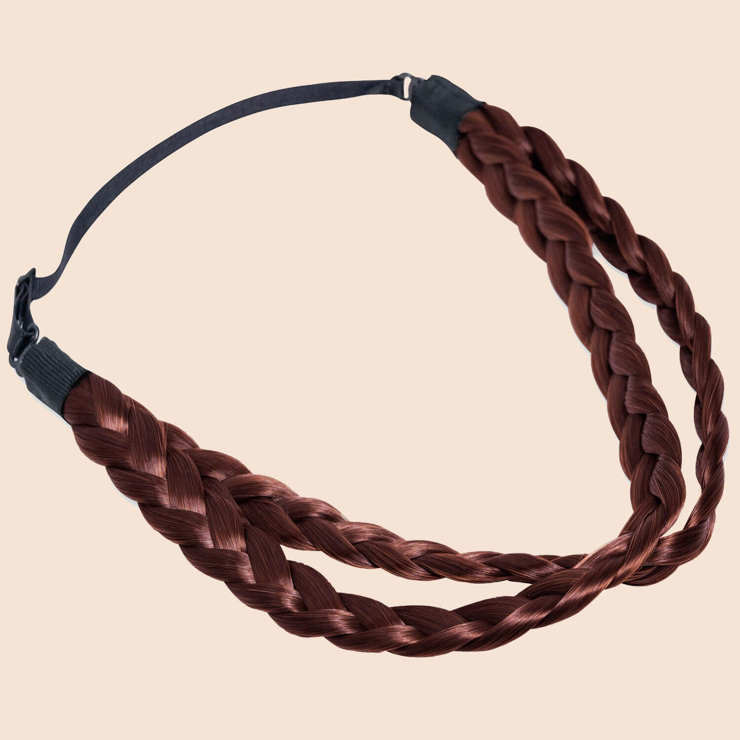 Double Lulu Two Strand - Braided Headband - Auburn
