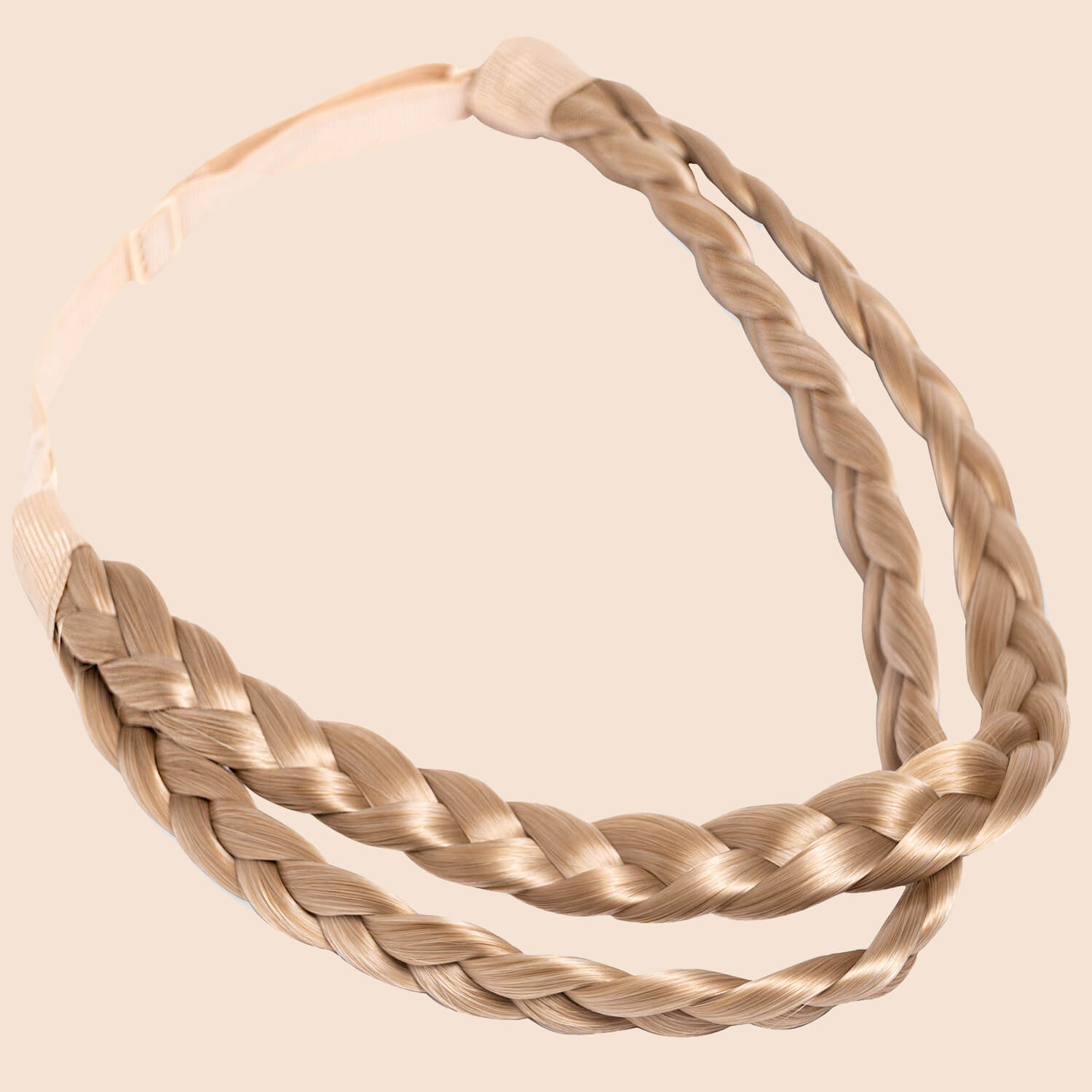 Double Lulu Two Strand - Braided Headband - Sunset Blonde