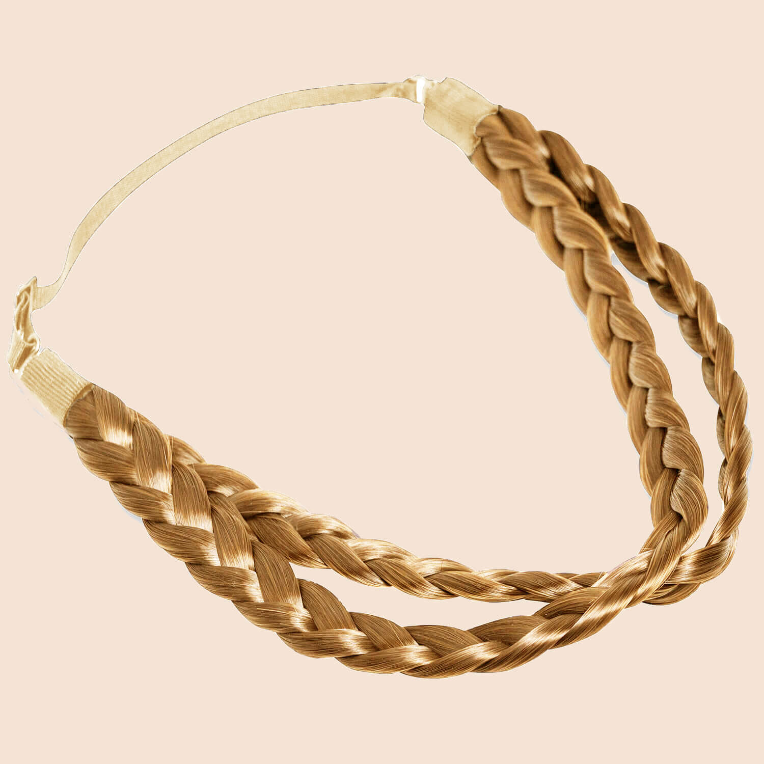 Double Lulu Two Strand - Braided Headband - Strawberry Blonde