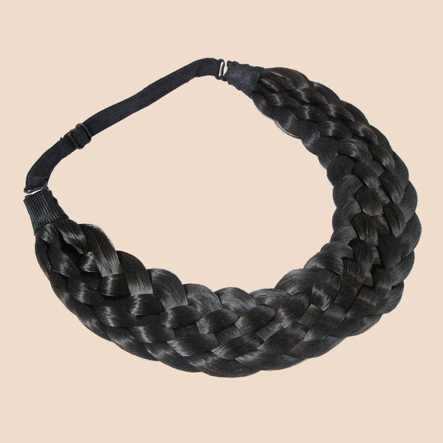 Farren Six Strand - Braided Headband - Dark Brown