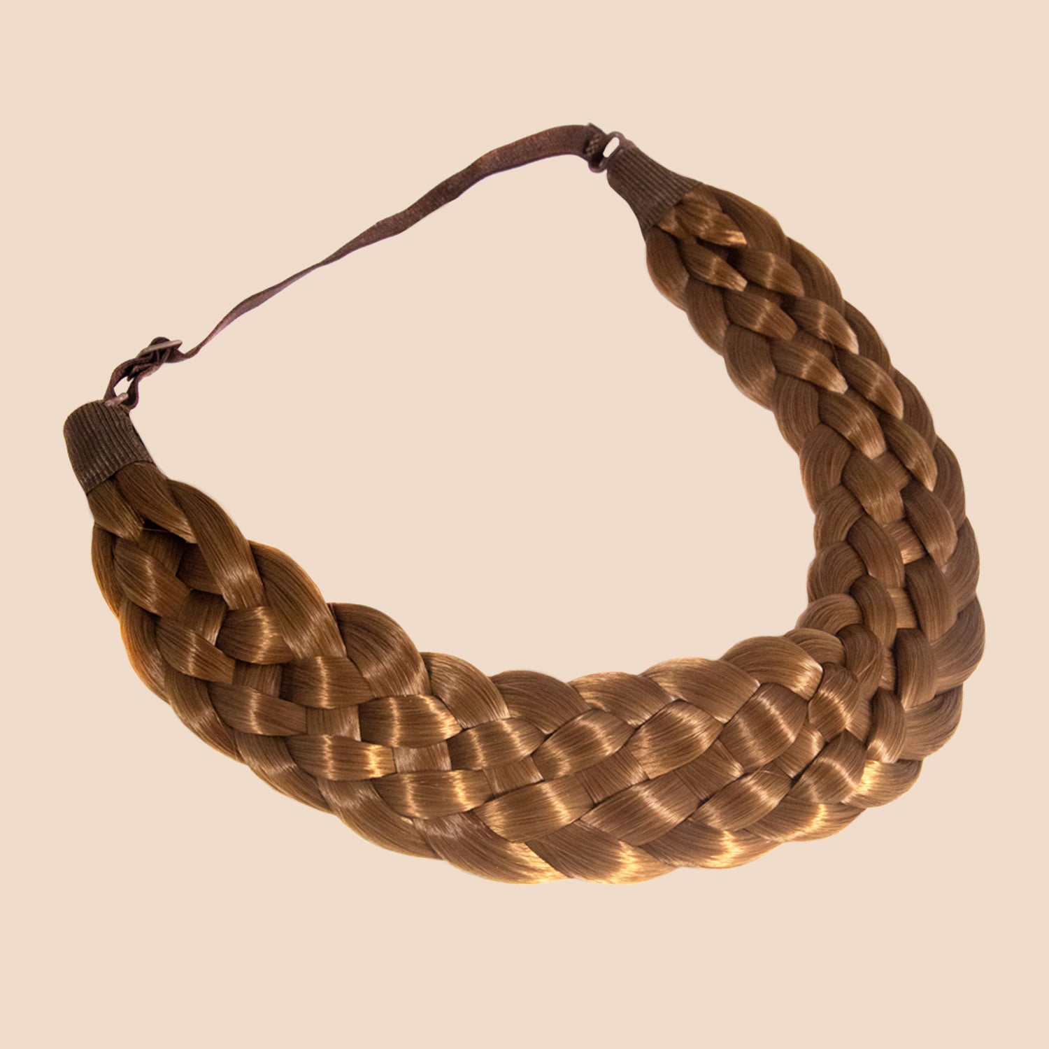 Farren Six Strand - Braided Headband - Golden Red