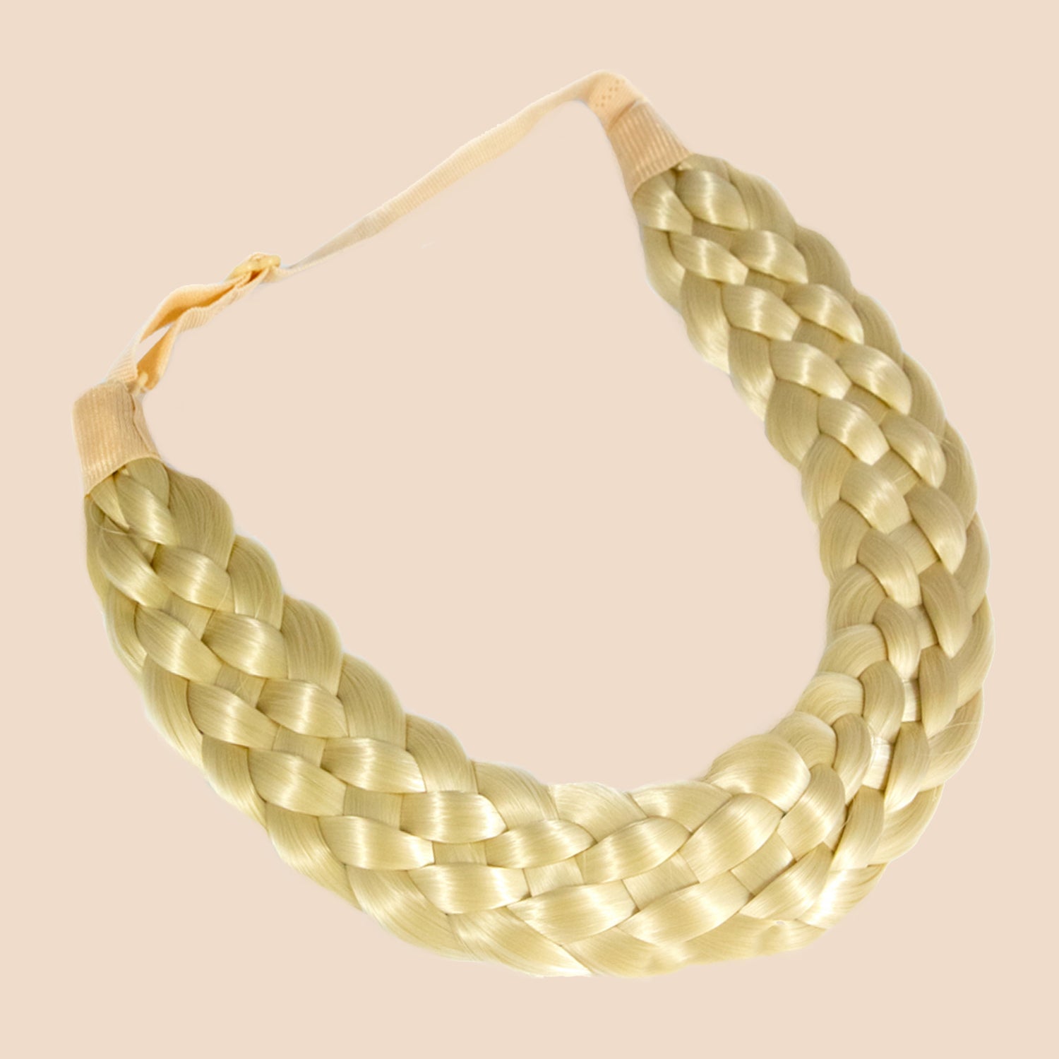 Farren Six Strand - Braided Headband - Platinum