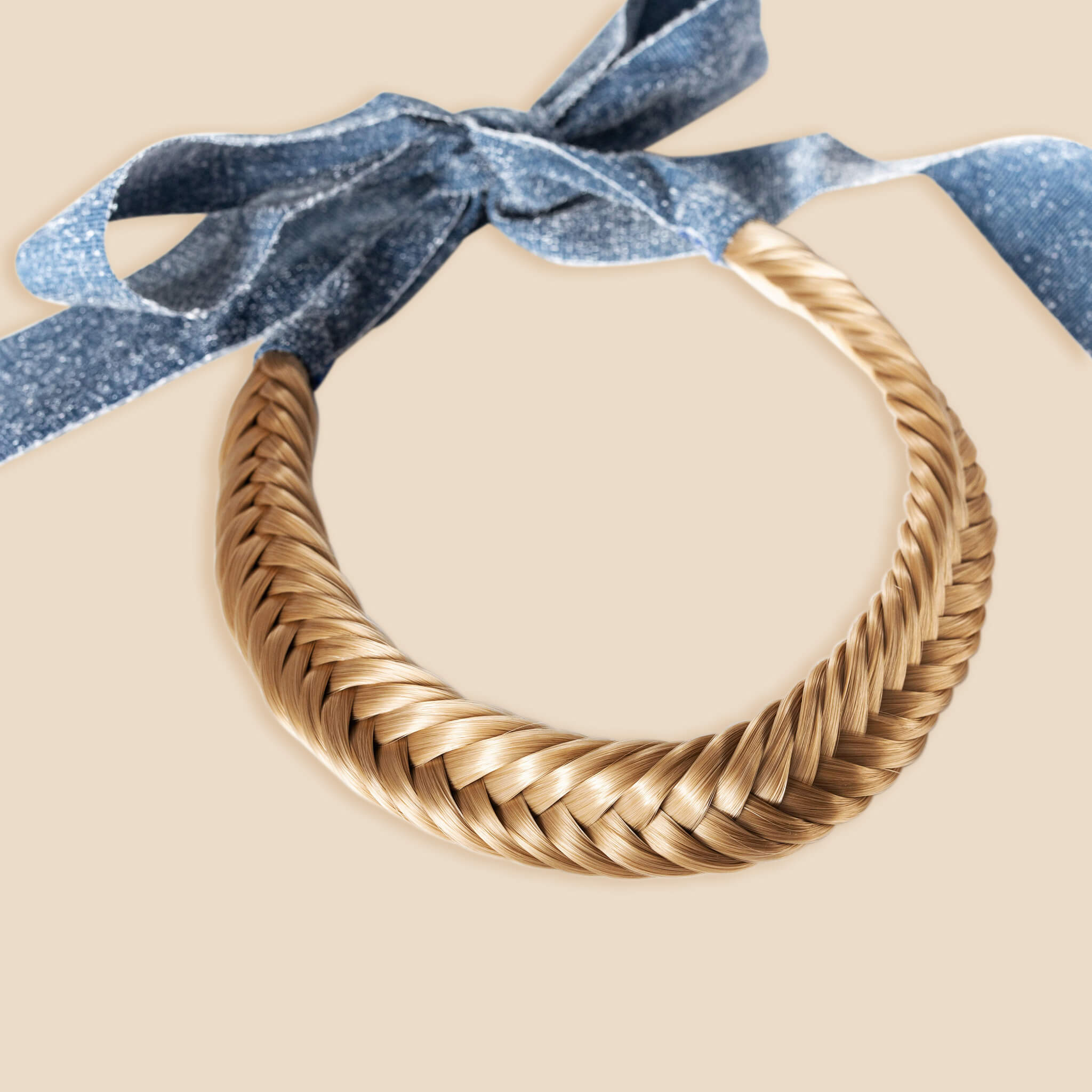 Blaire Fishtail - Braided Headband - Dirty Blonde