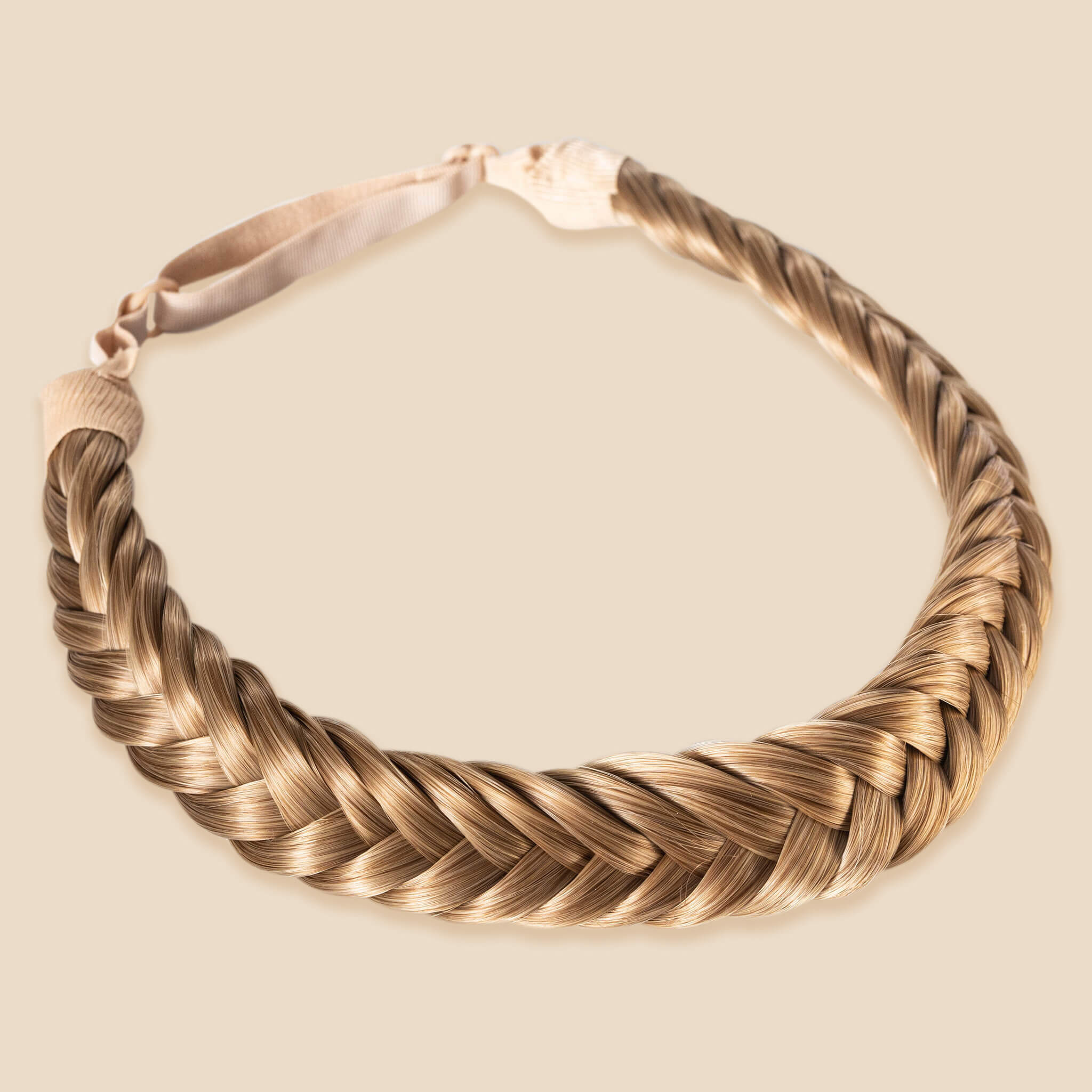 Arisa Fishtail - Braided Headband - Dirty Blonde