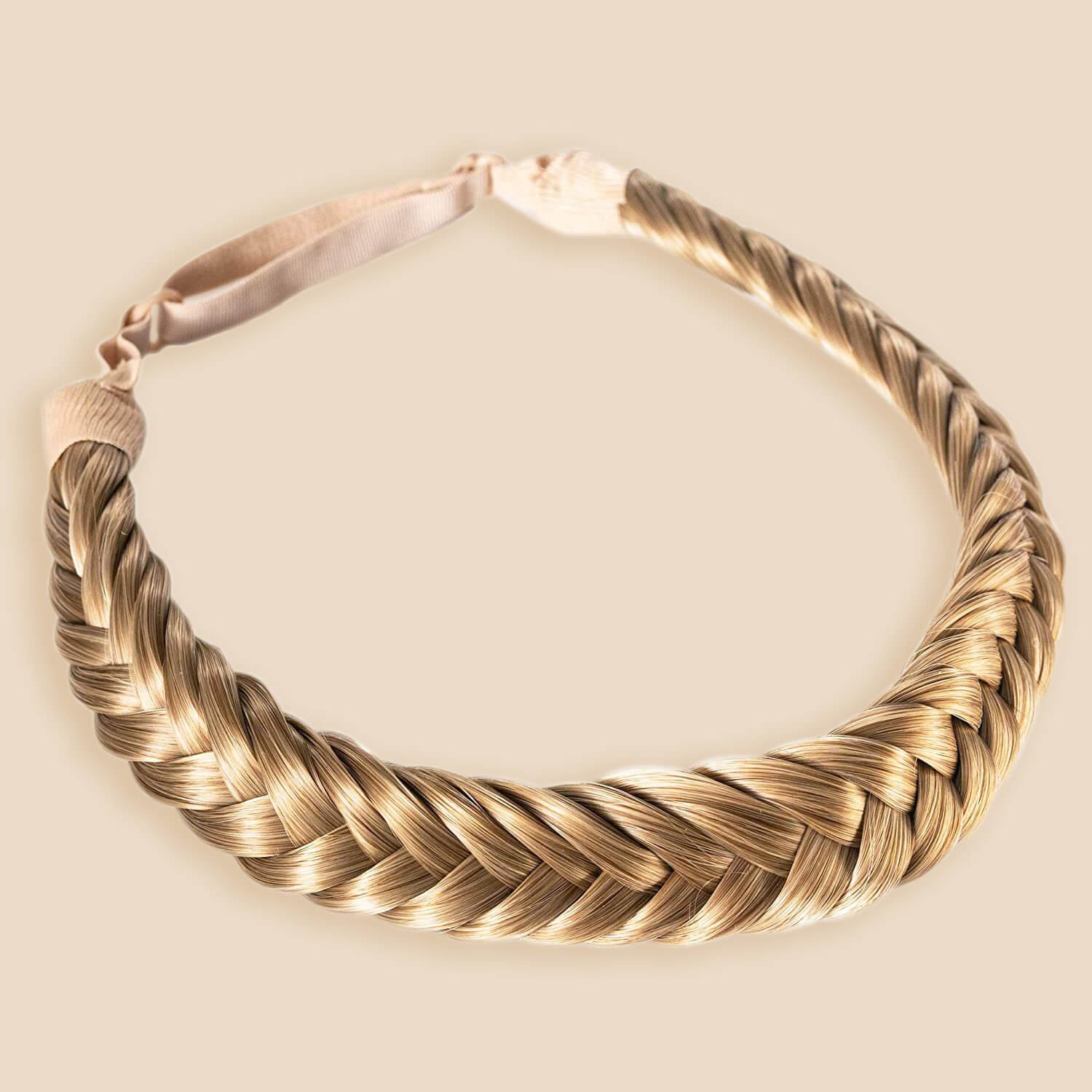 Arisa Fishtail - Braided Headband - Sunset Blonde