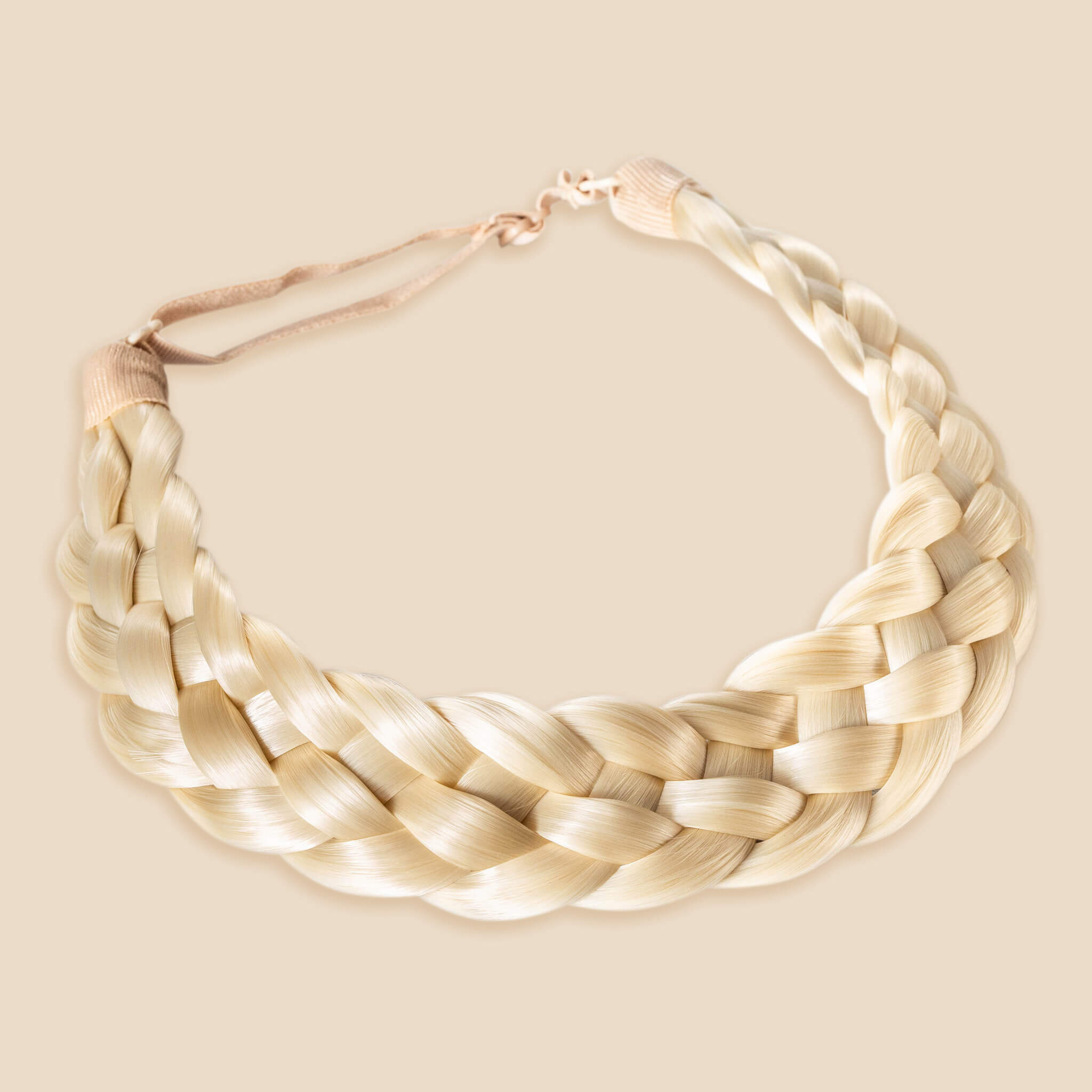 Five Strand - Braided Headband - Platinum