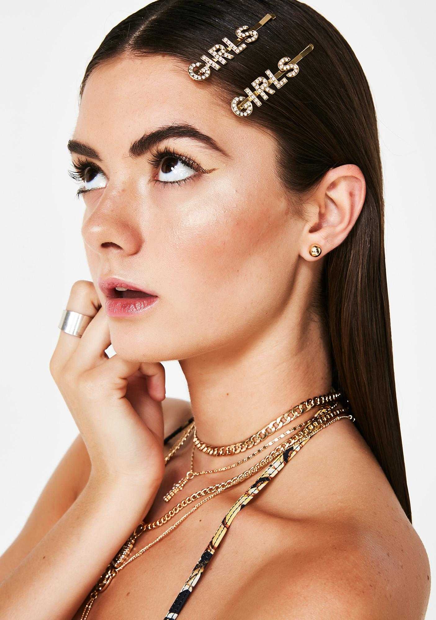 Courtney Collection Letter Hairpins - Girls