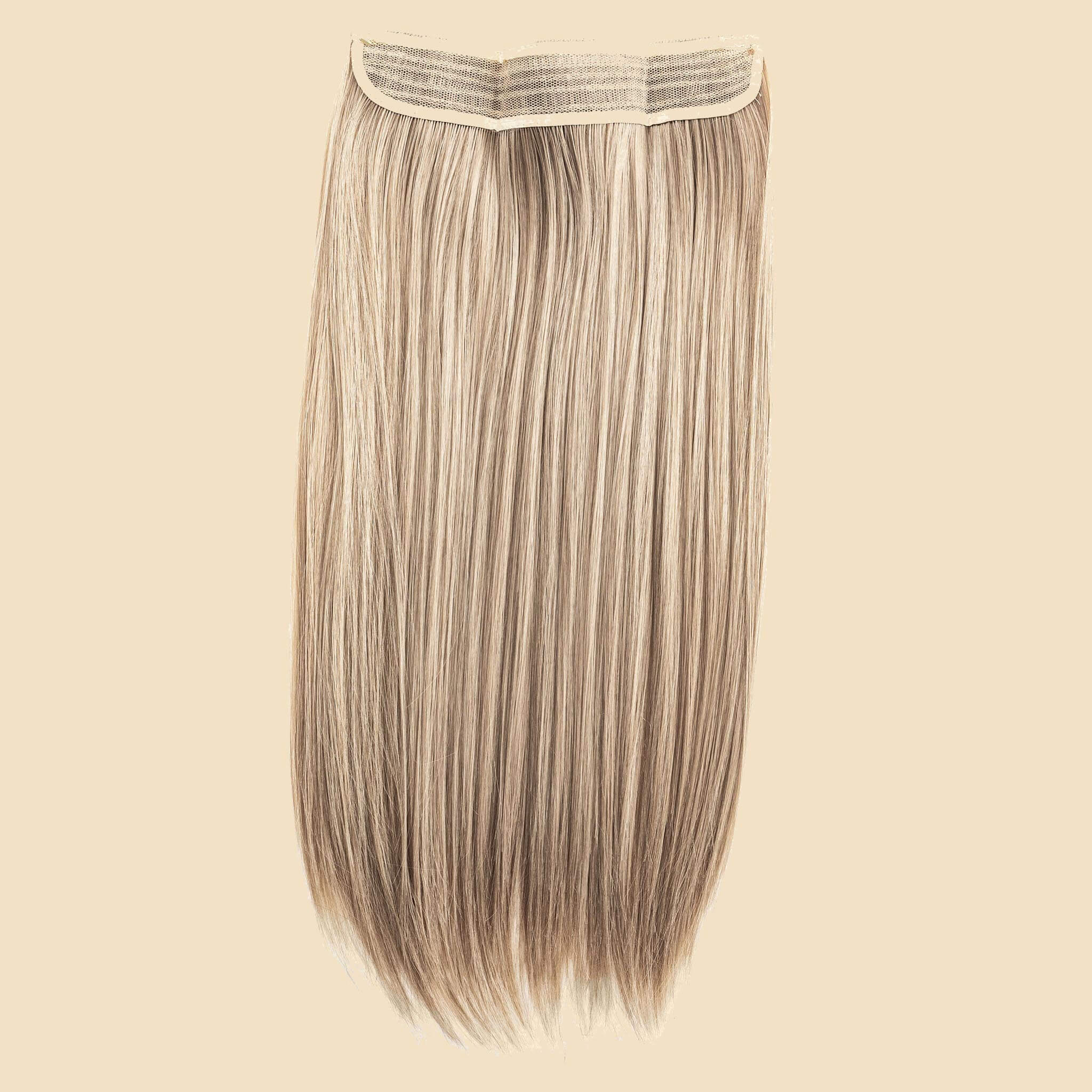 Liz Invisible Long Hair Extension - Ashy Highlighted