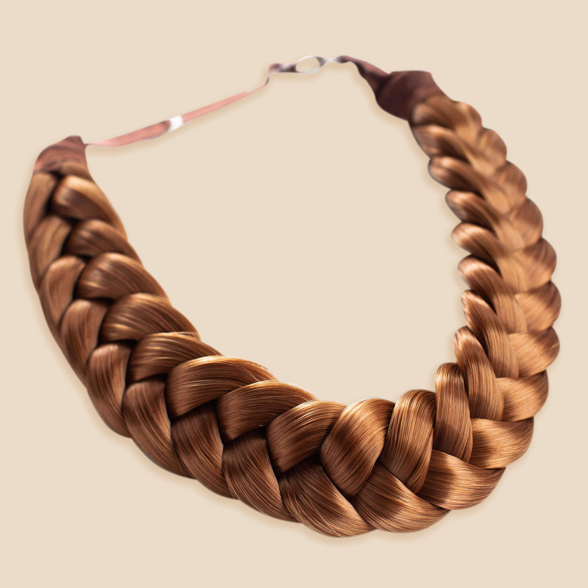 The Halo - Braided Headband - Golden Red