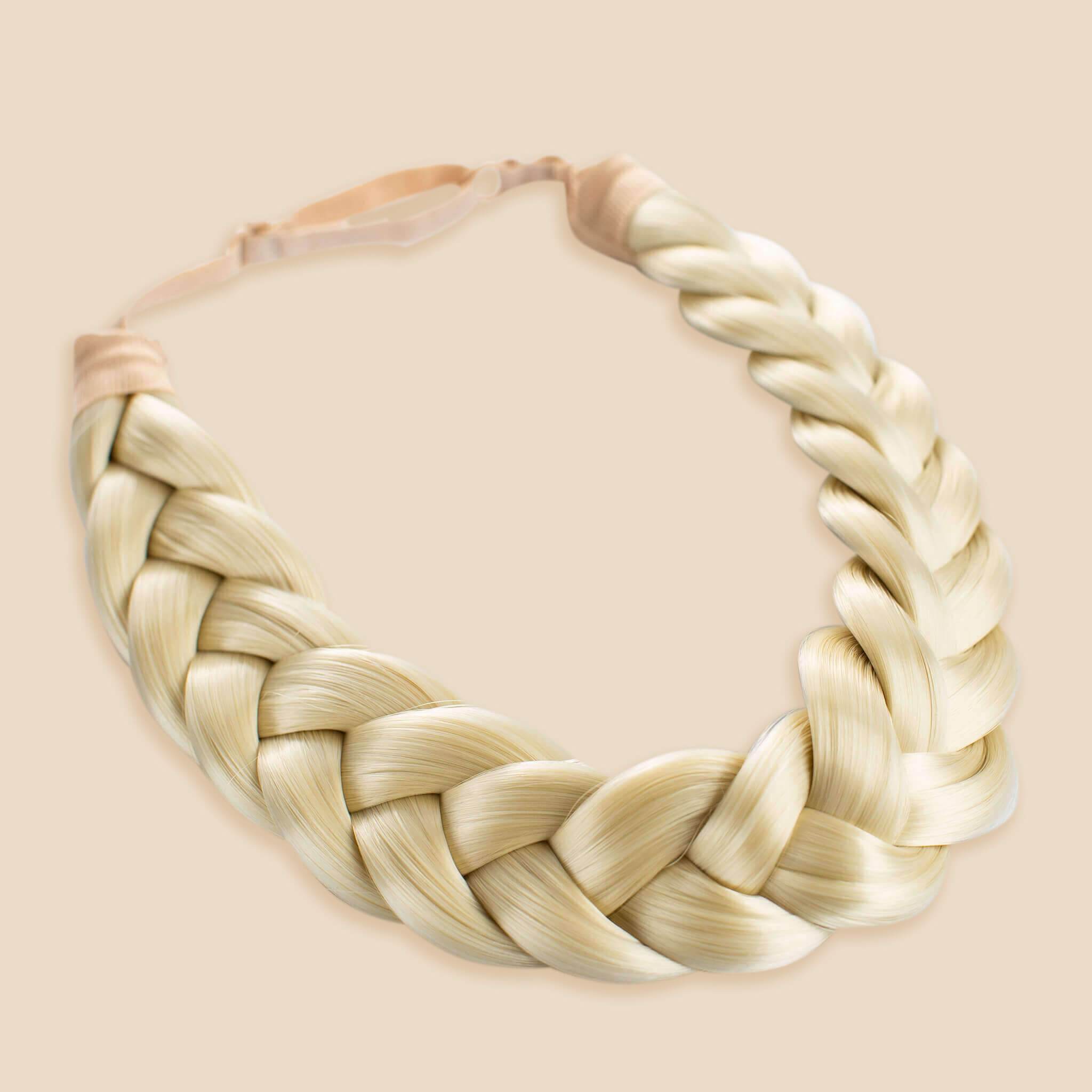 The Halo - Braided Headband - Platinum