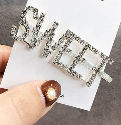 Courtney Collection Letter Hairpins - Sweet