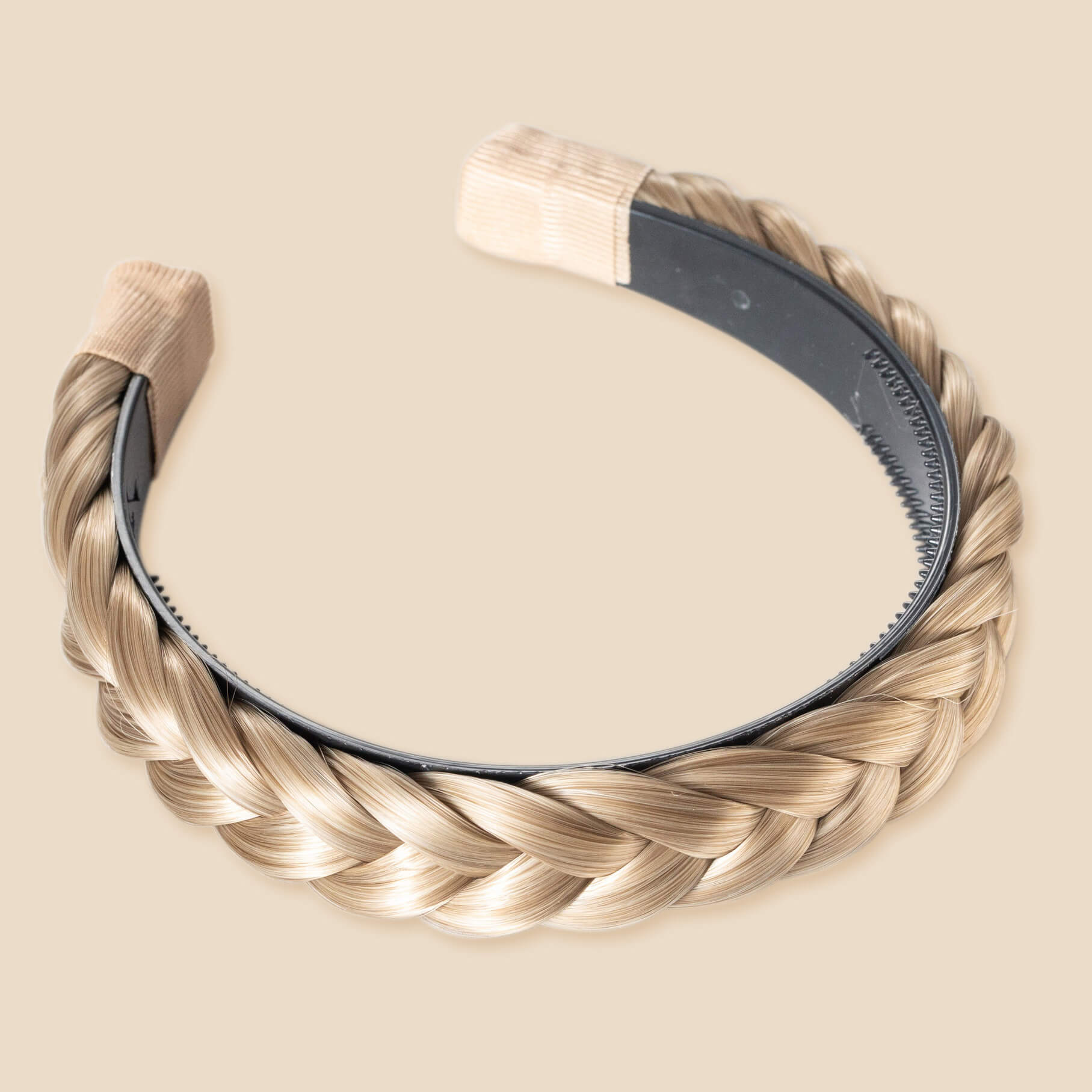 Hard Headband Lulu Two Strand - Braided Headband - Ashy Highlighted
