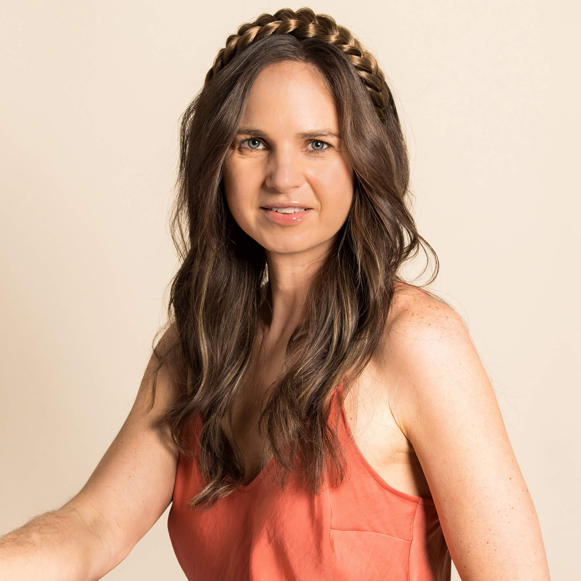 The Halo - Braided Headband - Brunette