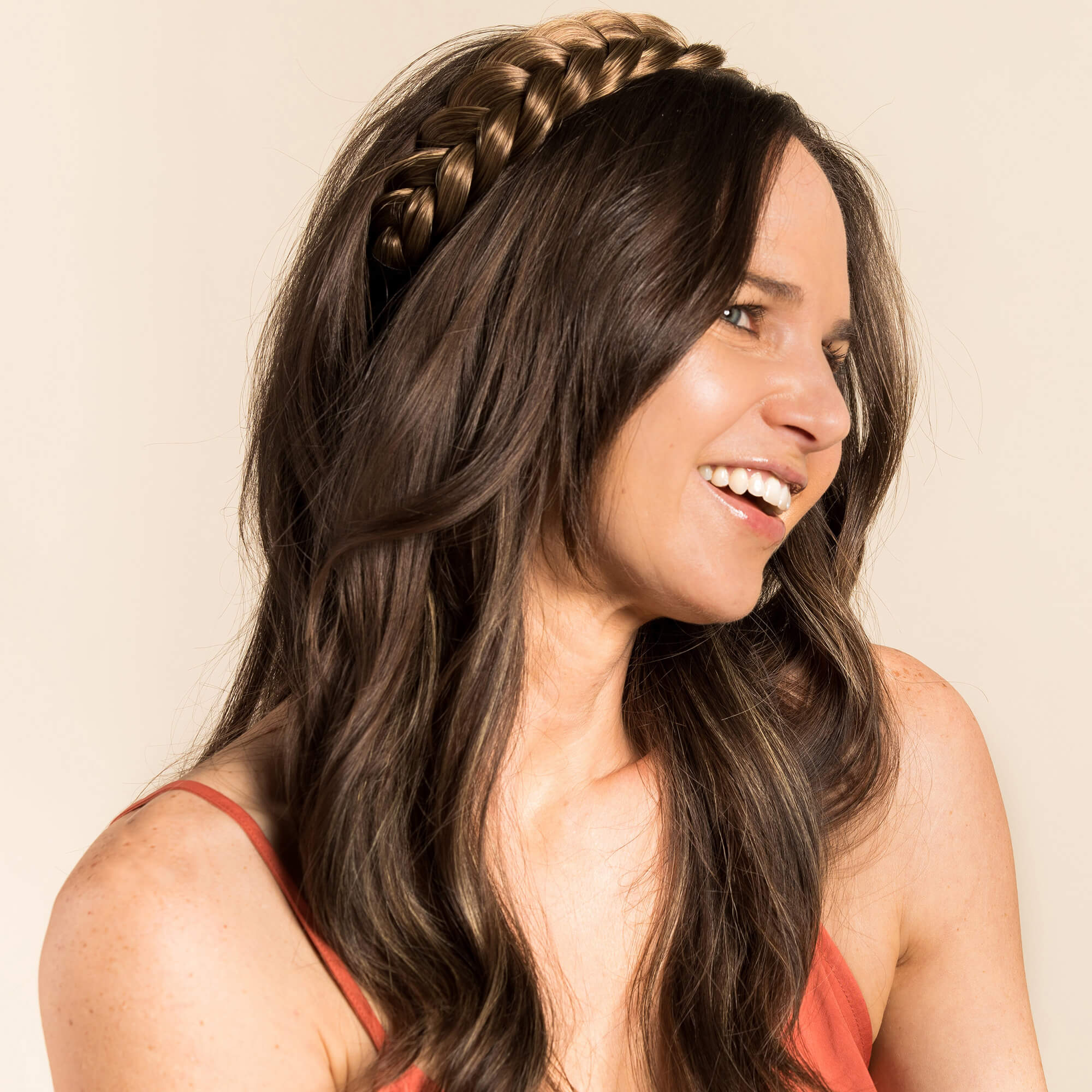 The Halo - Braided Headband - Brunette