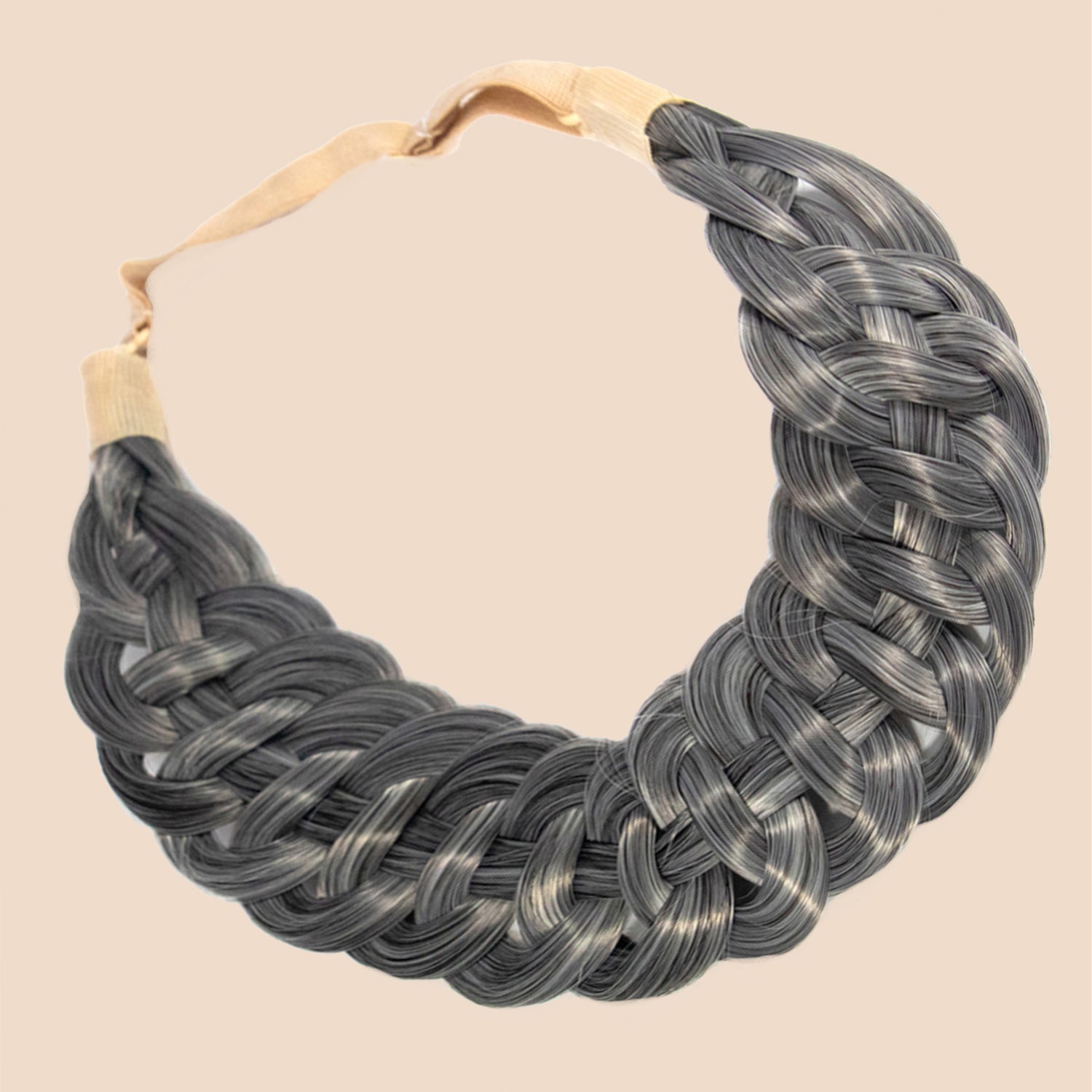 Luka Chain - Braided Headband - Salt & Pepper